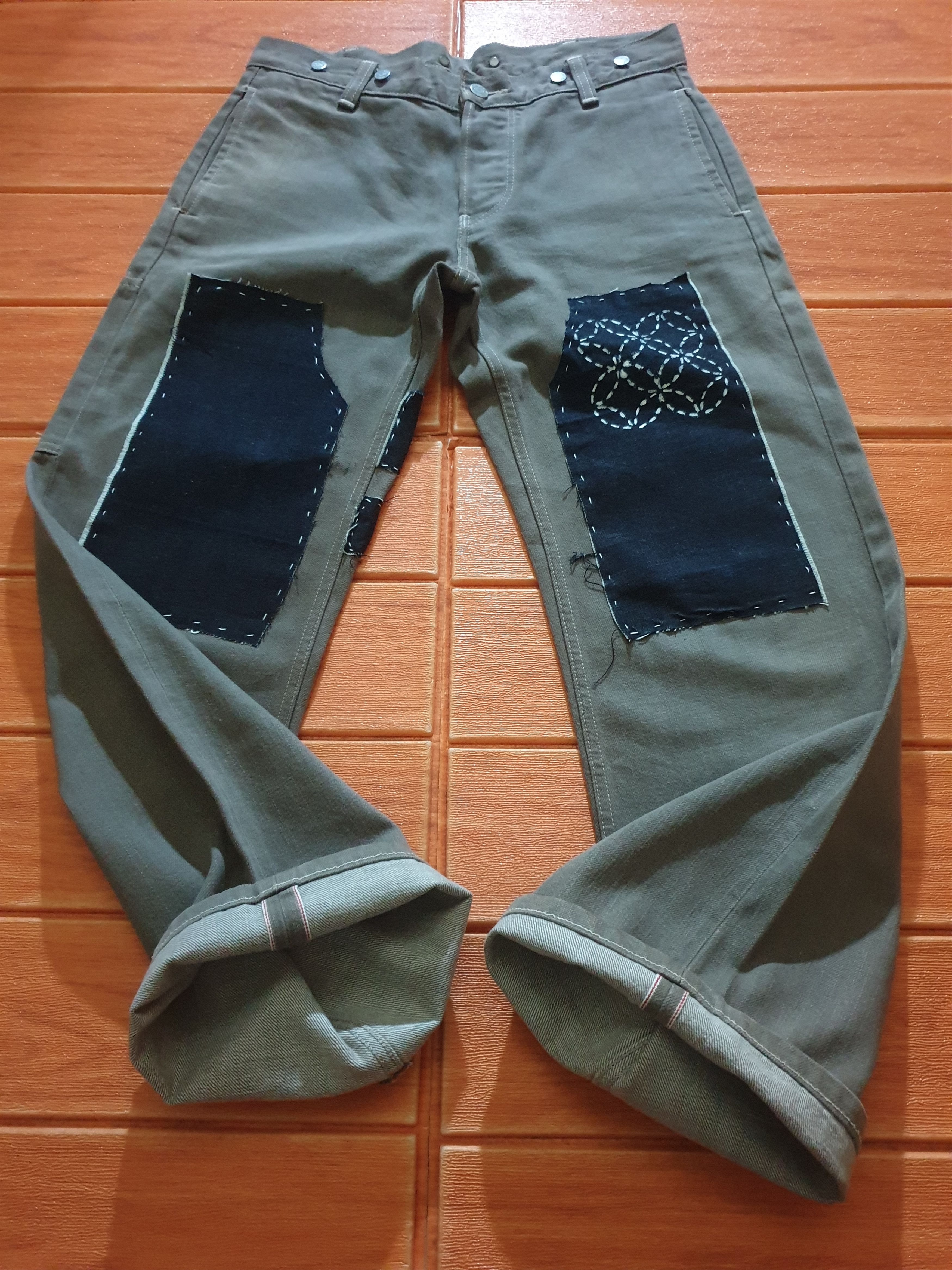 Margaret Howell Margaret Howell x Edwin selvedge custom shashiko pant Size US 31 - 12 Thumbnail
