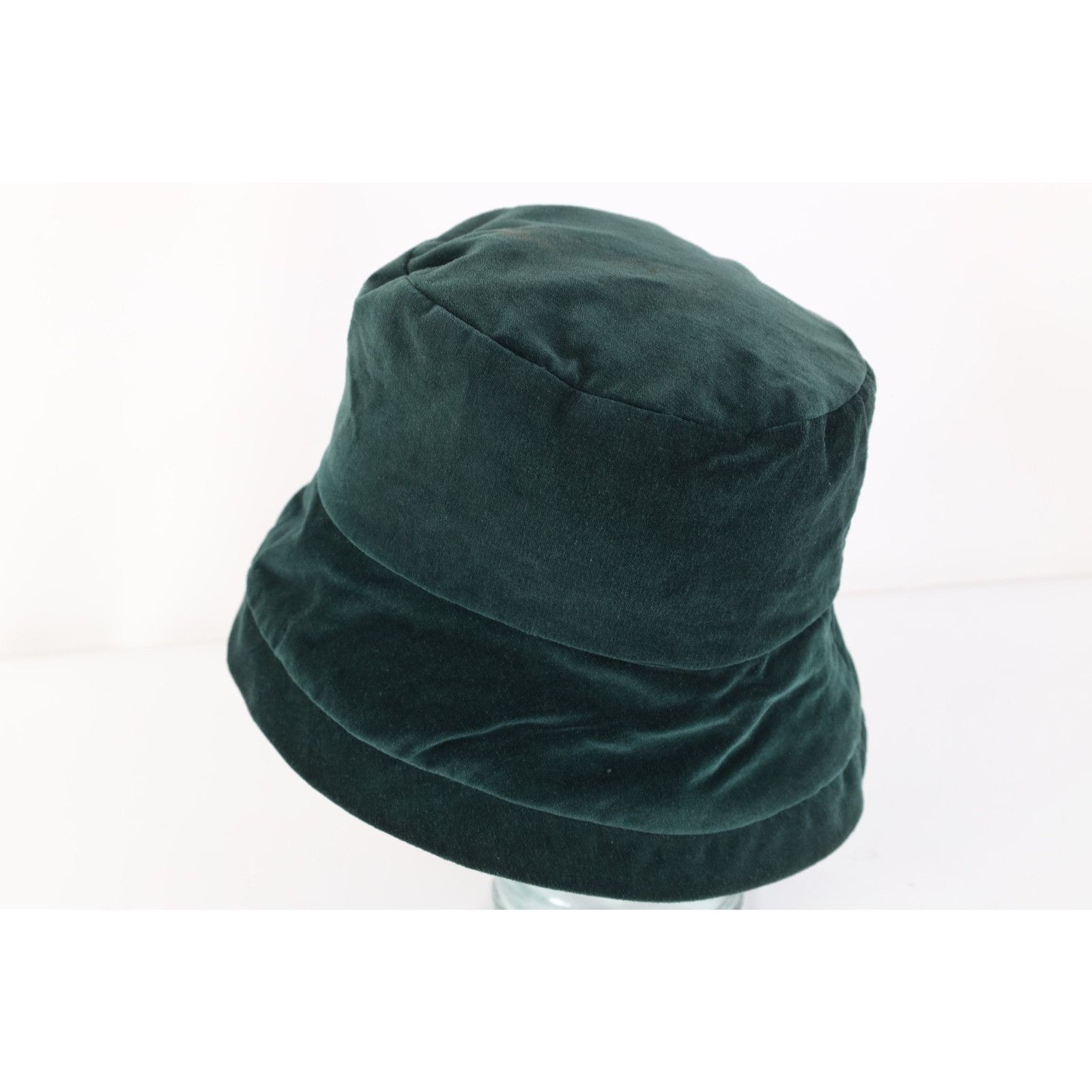 Vintage Vintage 90s Streetwear Blank Velvet Velour Bucket Hat Cap Size ONE SIZE - 2 Thumbnail