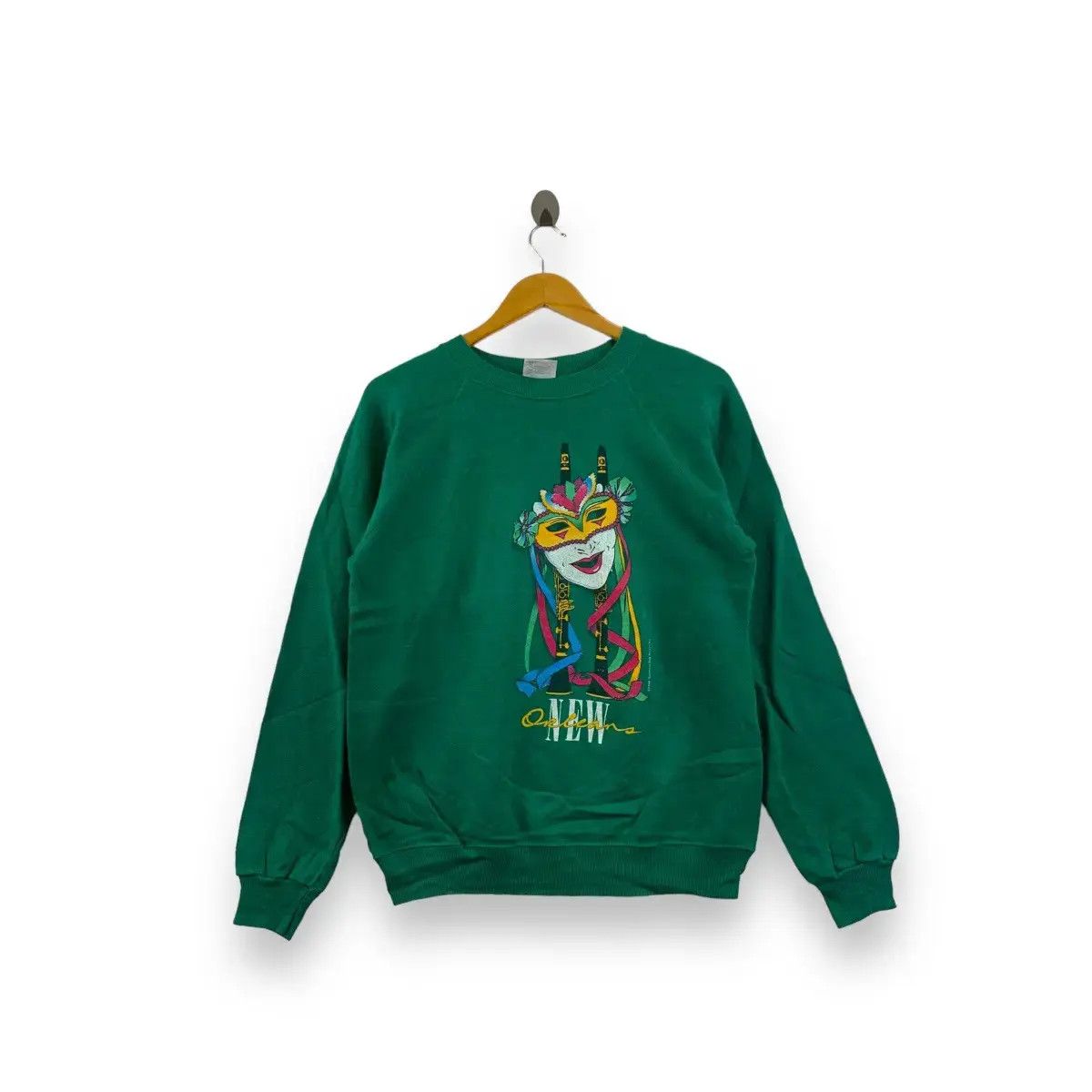 Vintage Vintage 1988 FRENCH QUARTER New Orleans Sweatshirt Size M / US 6-8 / IT 42-44 - 1 Thumbnail