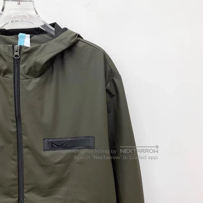 Fendi Fendi Brown-green hooded zipper, long-sleeve jacket coat Size US M / EU 48-50 / 2 - 3 Thumbnail