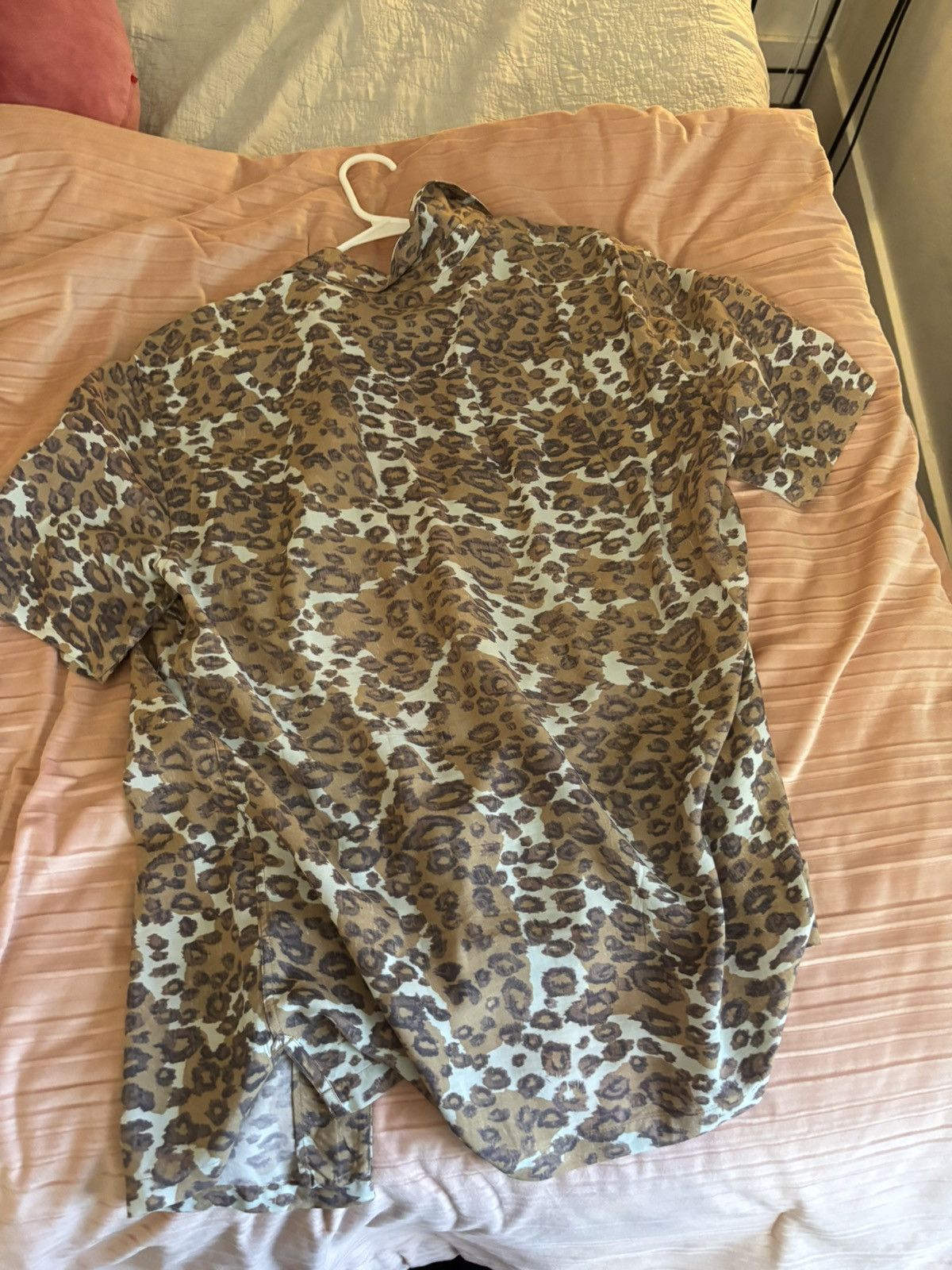 Allsaints Leopard print button up shirt Size US L / EU 52-54 / 3 - 4 Thumbnail