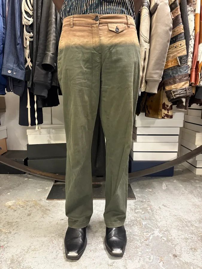 Prada 2000s Prada Gradient Bronze & Black Pants Size US 30 / EU 46 - 2 Thumbnail