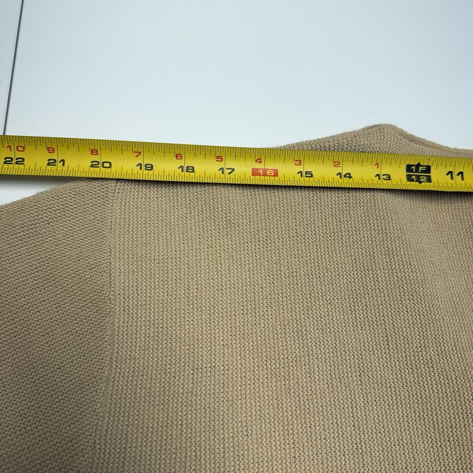Vintage Vintage Orlon Campus Cardigan Sweater Mens XL Tan Knit Size US XL / EU 56 / 4 - 10 Thumbnail