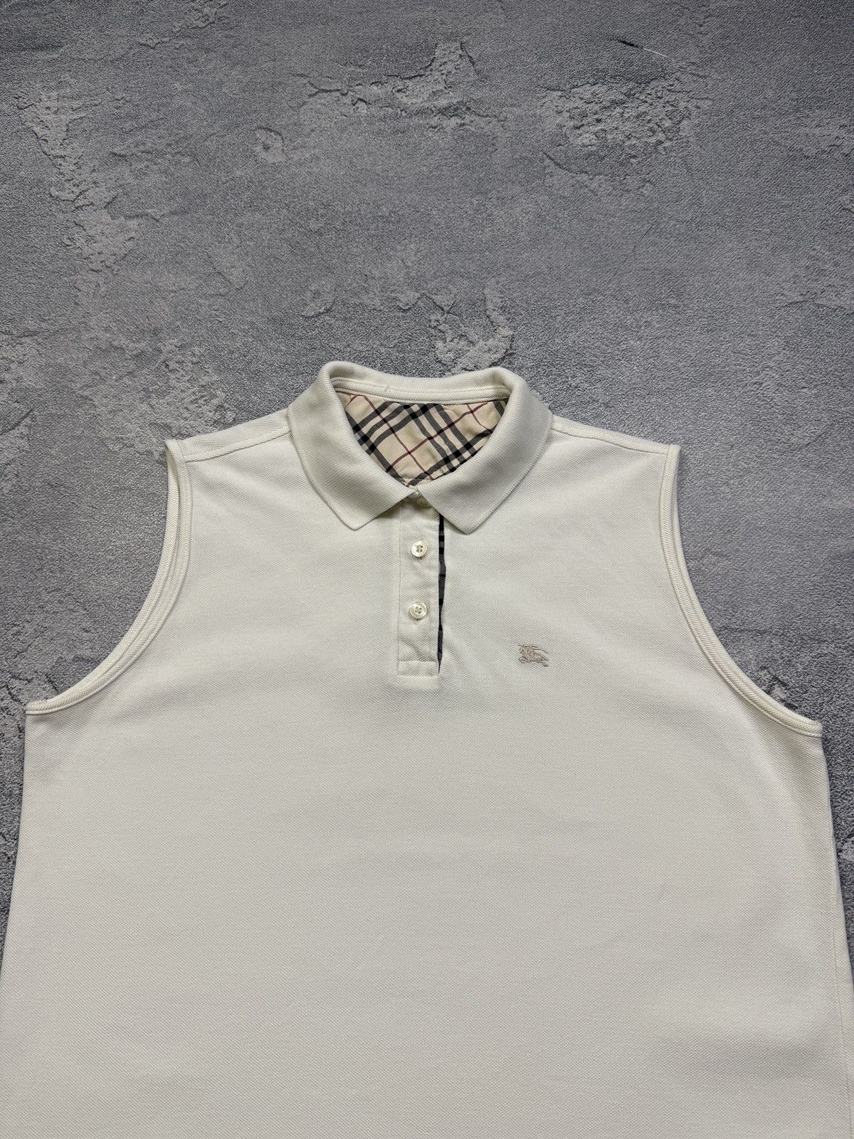 Burberry Vintage Burberry Nova Check Tanktop Size US M / EU 48-50 / 2 - 2 Thumbnail