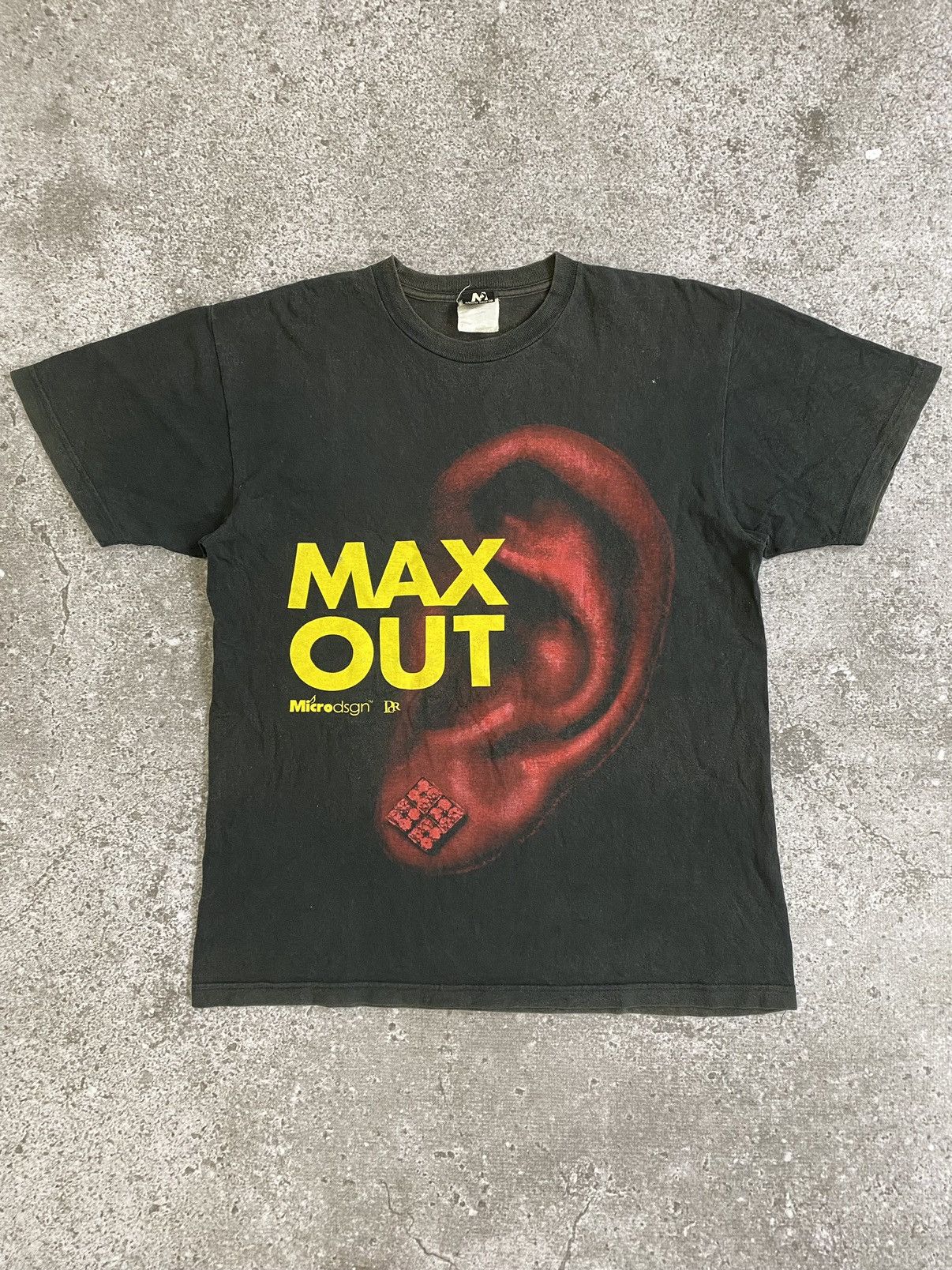 Rap Tees Micro tour 2008 max out promo t shirt Size US XL / EU 56 / 4 - 1 Thumbnail