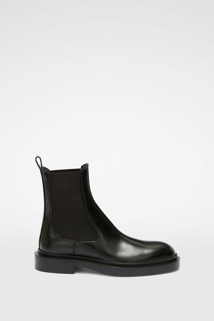 Jil Sander o1loc1c0426 Chelsea Boots in Black Size US 9 / IT 39 - 2 Thumbnail
