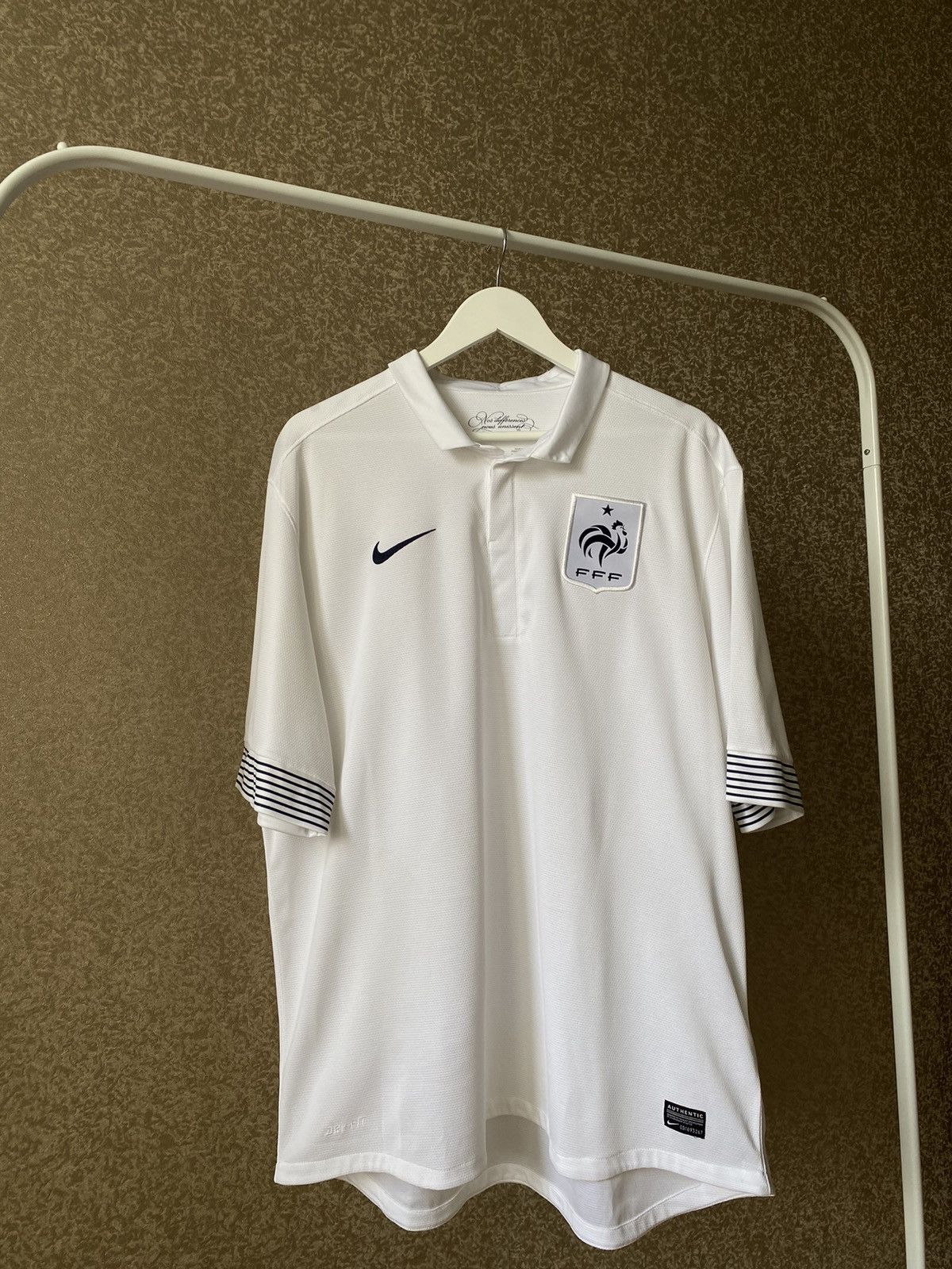Vintage Vintage France 2012 2013 Soccer Jersey Nike Shirt Size US XXL / EU 58 / 5 - 2 Thumbnail