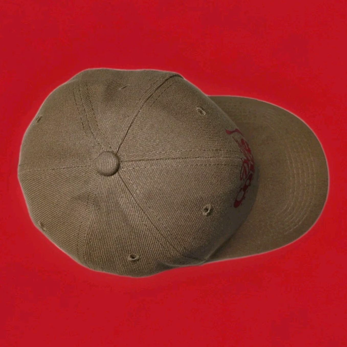 Vintage DIET COKE Coca-Cola Baseball Cap Hat Adjustable One Size Cotton Canvas Brown Tan Logo Men UV Protection Casual Cap Size ONE SIZE - 5 Thumbnail