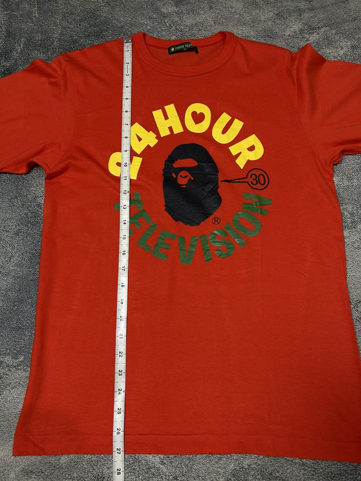 Bape 24 hour television X A Bathing Ape tee Size US M / EU 48-50 / 2 - 9 Thumbnail