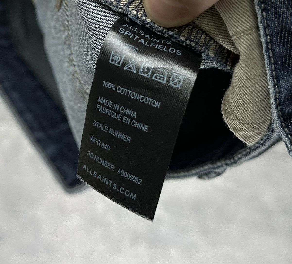 Allsaints Allsaints Ashtray Kick Japanese Denim Jeans Pants Size US 29 - 12 Thumbnail
