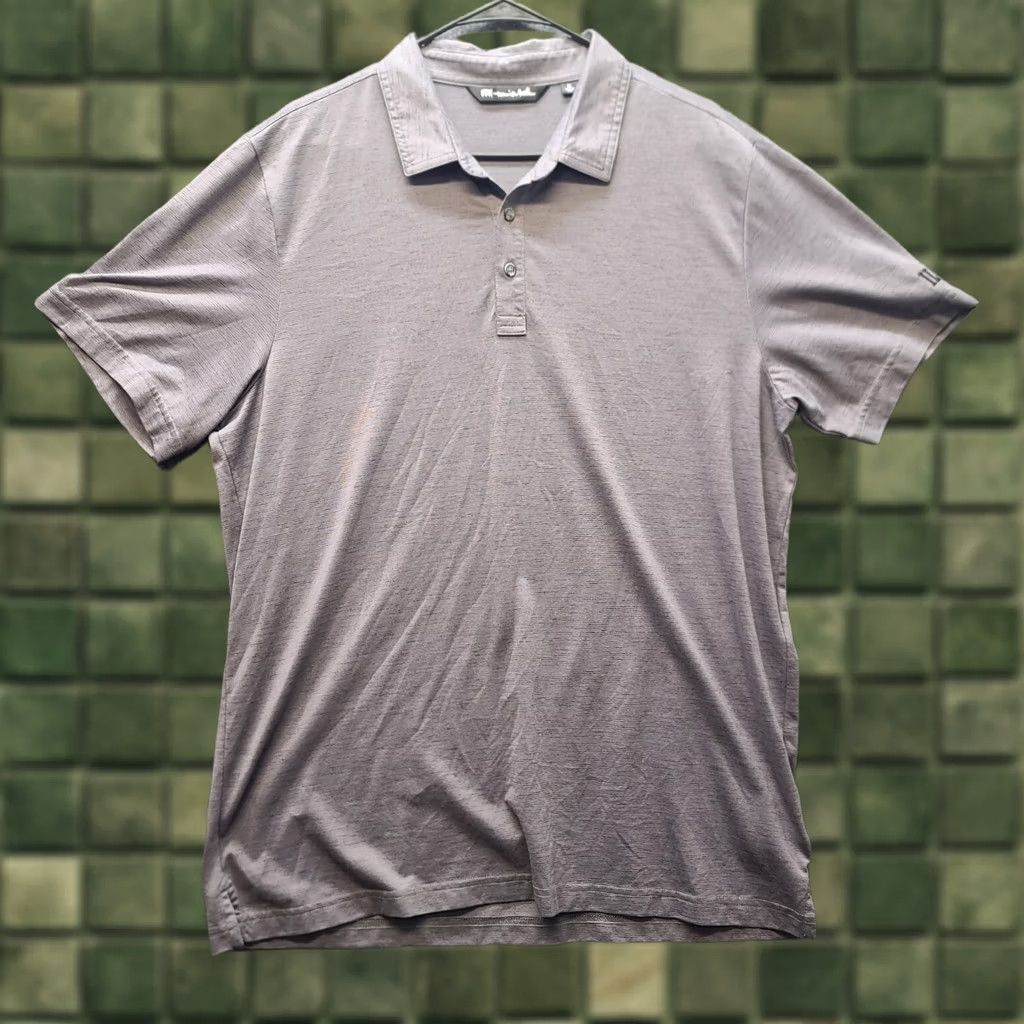 TravisMathew Travis Mathew Polo Mens XL Regular Fit Golf Performance Placket Popover Stretch Shirt Size US XL / EU 56 / 4 - 1 Thumbnail