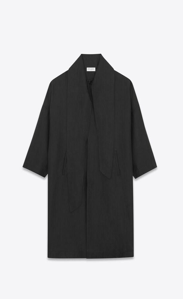 Saint Laurent Paris o1loc1c0225 Coat in Black Size US M / EU 48-50 / 2 - 1 Thumbnail