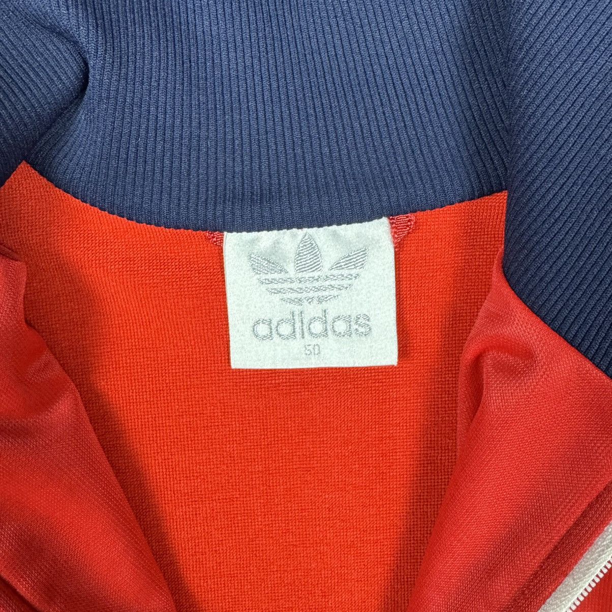 Adidas Rare 80s Vintage Adidas Track Top - Made in Malta (Size 50) Size US M / EU 48-50 / 2 - 4 Thumbnail