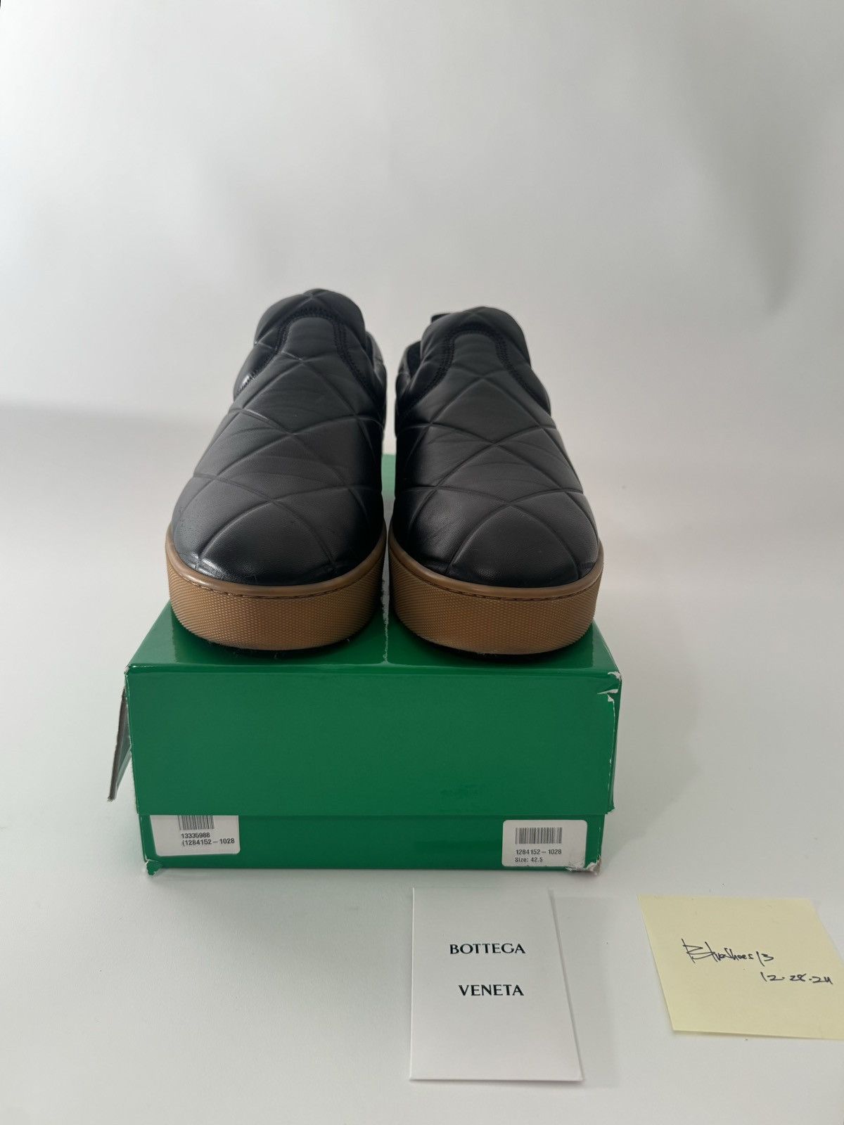 Bottega Veneta BOTTEGA VENETA Slip On leather sneakers Size US 9.5 / EU 42-43 - 2 Thumbnail
