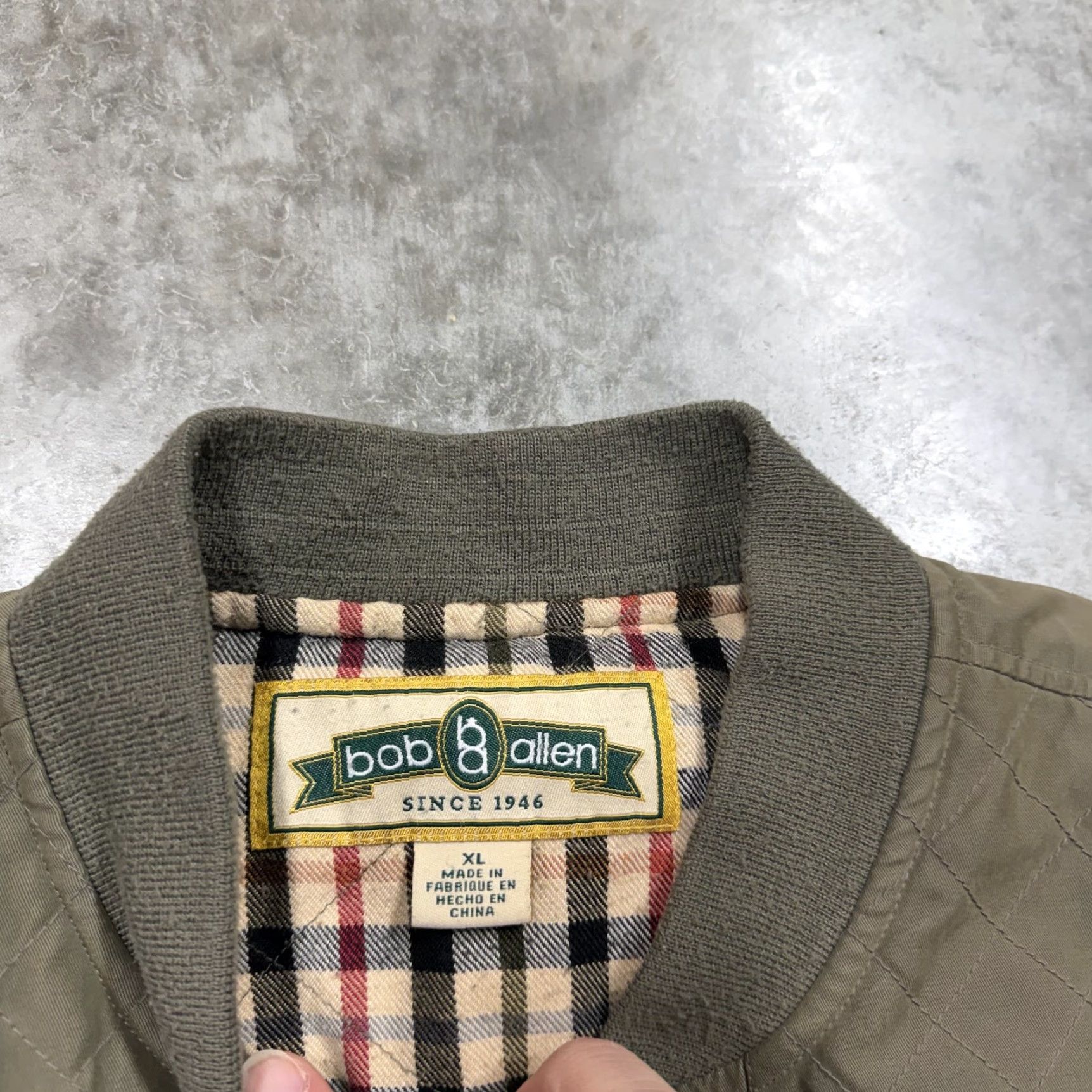 Vintage VEST Bob Allen XL Mens Green Quilted Full Zip Hunting Lined Outdoor Workwear Size US XL / EU 56 / 4 - 4 Thumbnail