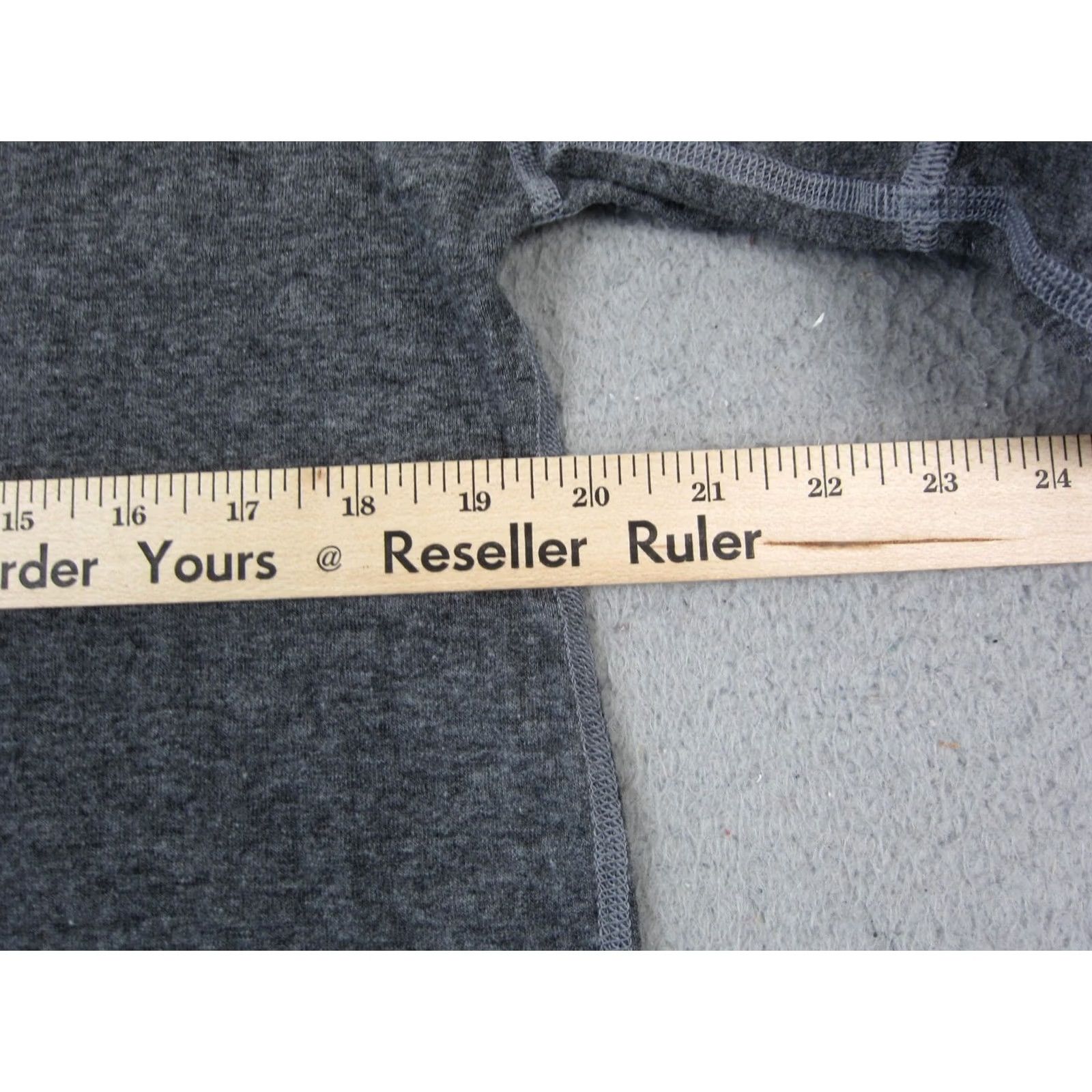 Vintage LL Bean Shirt Mens L Gray Two Layer River Drivers Henley Wool Cotton Regular Long Sleeve Thermal Pattern Solid 90s Outdoor Mens Size US L / EU 52-54 / 3 - 6 Thumbnail