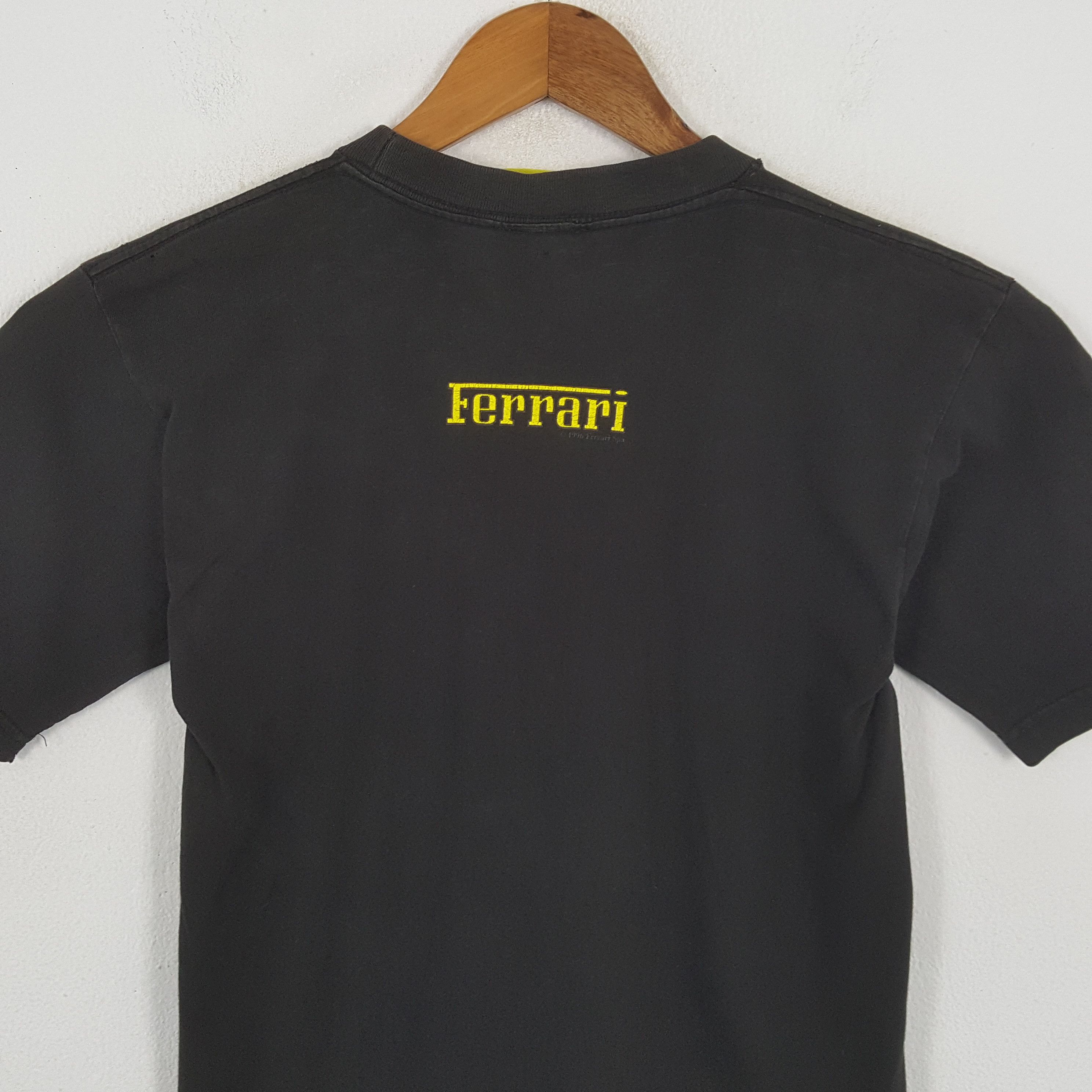Ferrari × Vintage Vintage FERRARI Italian Supercar Big Logo Design T-Shirt Size US S / EU 44-46 / 1 - 4 Thumbnail