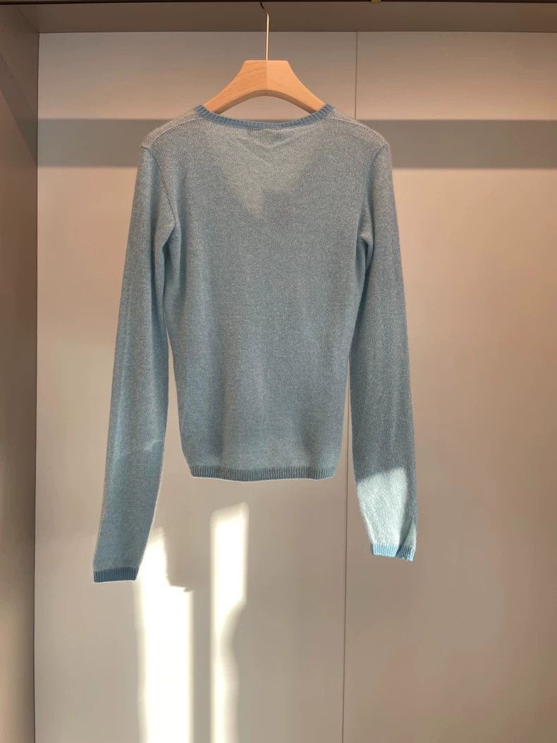 Loro Piana LORO PIANA Blue cashmere sweater Size M / US 6-8 / IT 42-44 - 2 Thumbnail