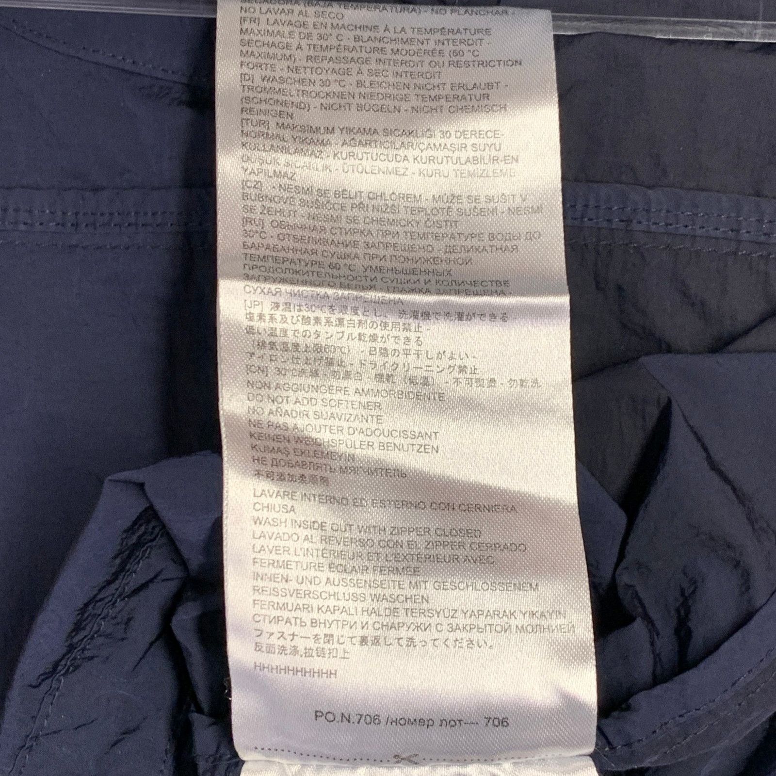 Other CLESSE PIUMINI Size S Navy Polyamide Windbreaker Jacket Size US S / EU 44-46 / 1 - 9 Thumbnail