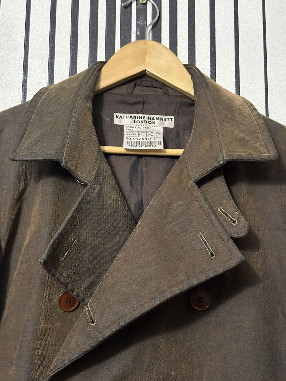 Vintage 1990’s Katharine Hamnett Vintage “Iridescent” Coat/Jacket Size US L / EU 52-54 / 3 - 7 Thumbnail