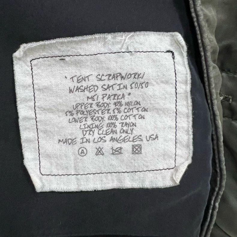 Greg Lauren greg lauren size 4 Military Green Splicing Used Coat 2506-N Size US XL / EU 56 / 4 - 5 Thumbnail