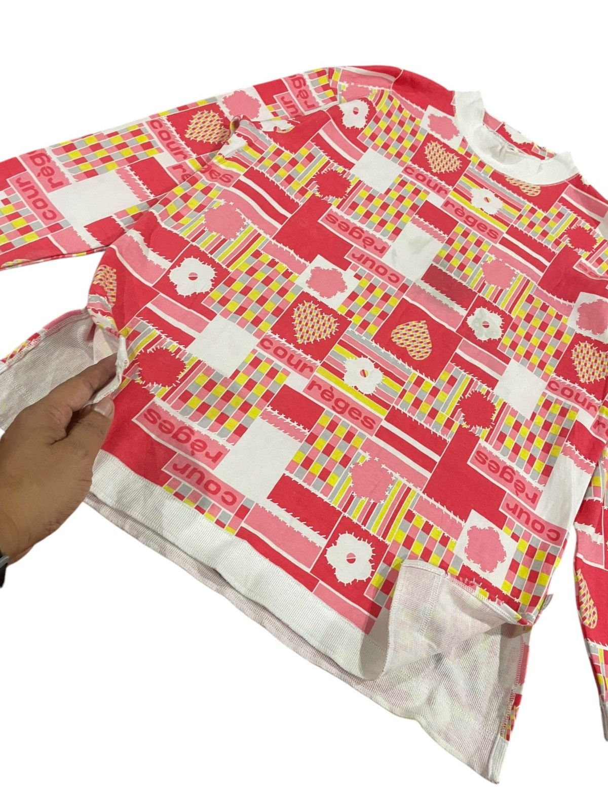 Courreges VTG 90s Courreges Sport Futur Sweatshirt Size XL / US 12-14 / IT 48-50 - 8 Thumbnail