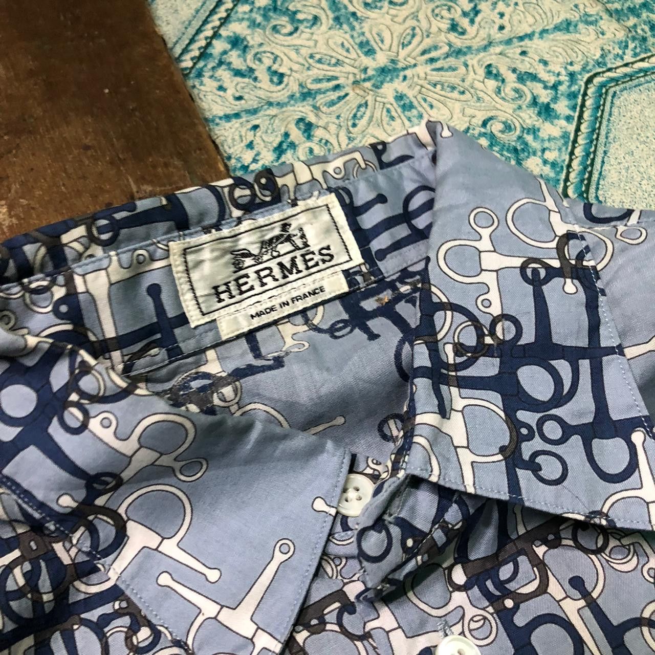 Hermes Hermes Monogram Shirts By Maison MargielaMargiela Size US M / EU 48-50 / 2 - 3 Thumbnail