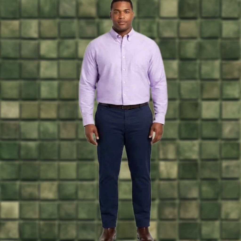 Ralph Lauren Ralph Lauren Oxford Shirt Mens 3XB Big & Tall Purple Long Sleeve Button Down Size US XXL / EU 58 / 5 - 1 Thumbnail