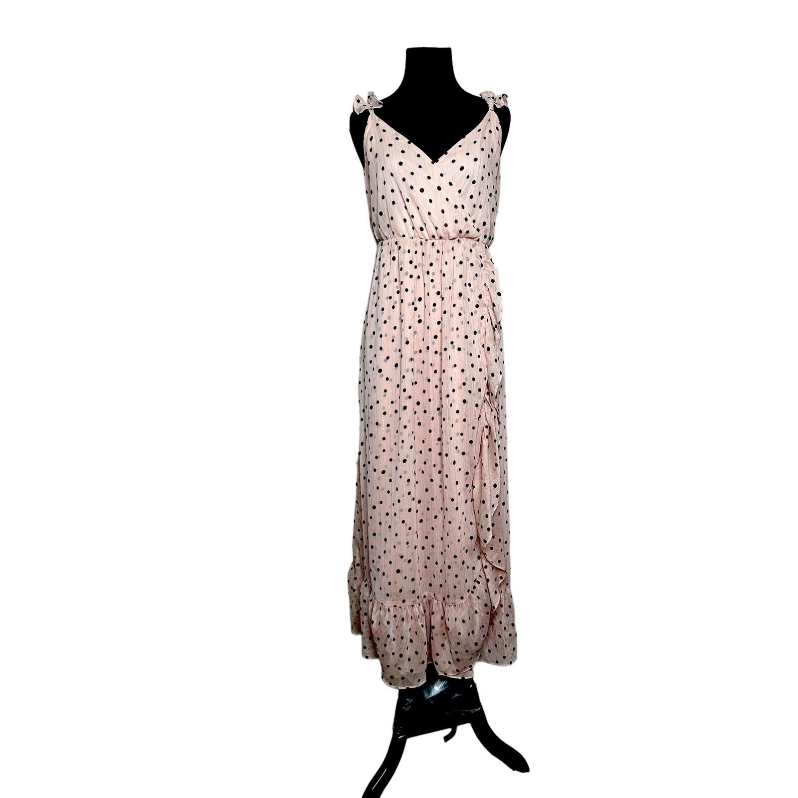 Madewell Madewell Polka Dots Ruffle Straps Maxi Dress Size 4 Size S / US 4 / IT 40 - 14 Thumbnail