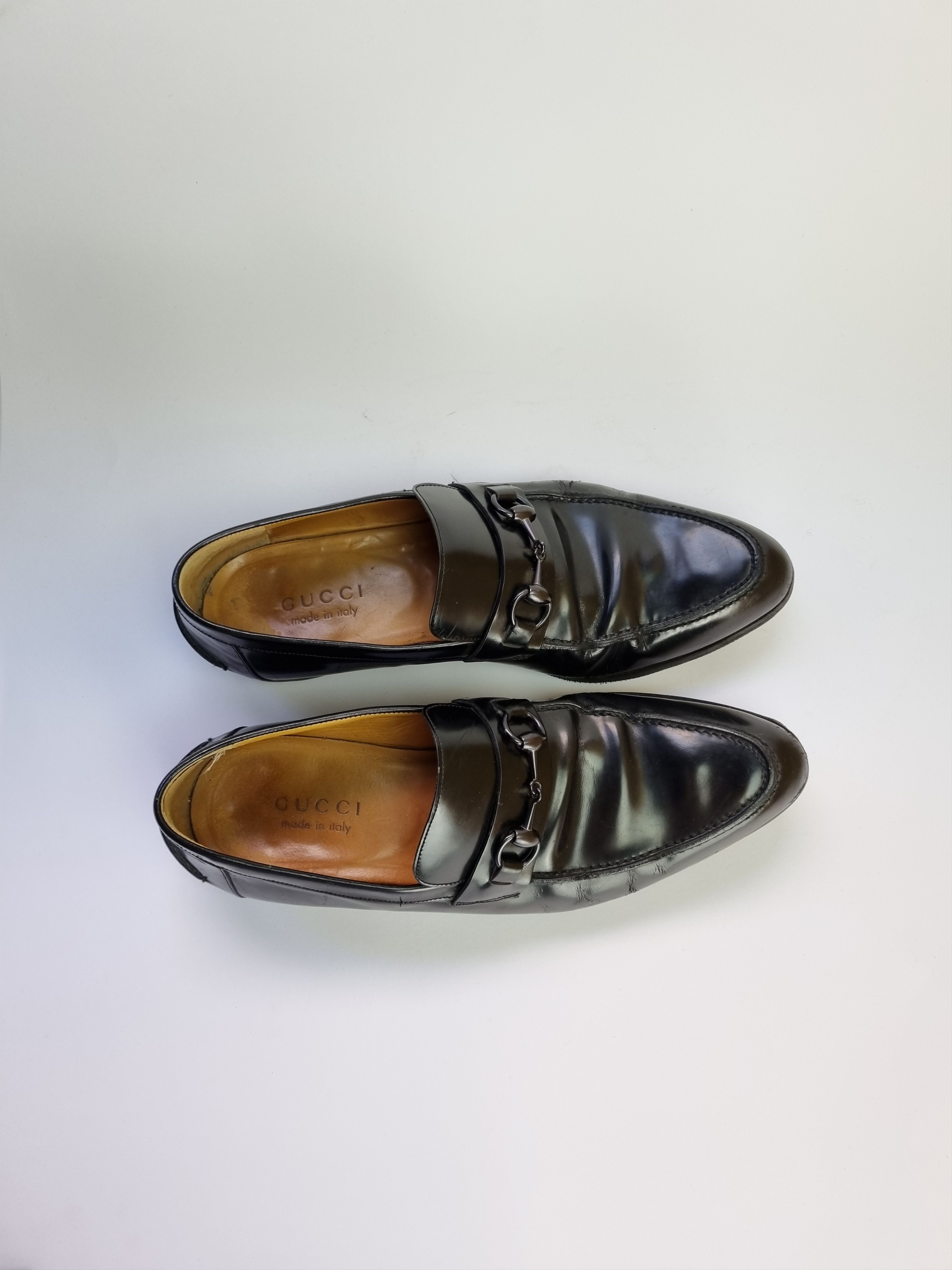Gucci Vintage Gucci Vibram Leather Loafers Italian Shoes 181808 Size US 7 / EU 40 - 7 Thumbnail