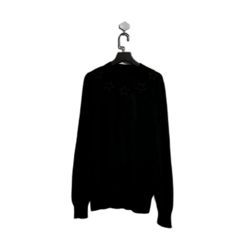 Givenchy Givenchy Givenchy Black Star Sweater Size M -2507 Size US M / EU 48-50 / 2 - 1 Thumbnail