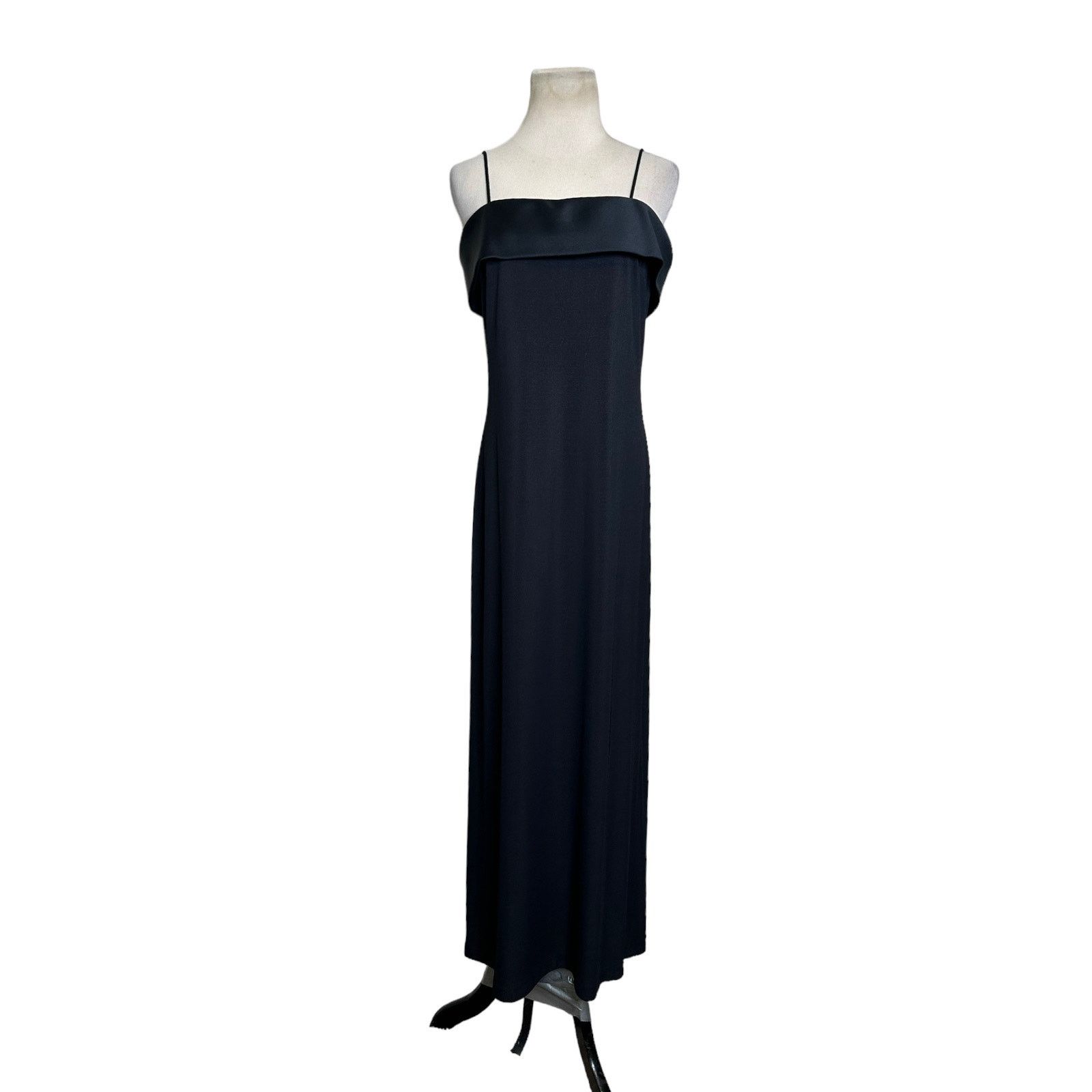 Alex Evenings Alex Evening lay collar long cocktail sheath dress size 10 Size L / US 10 / IT 46 - 1 Thumbnail