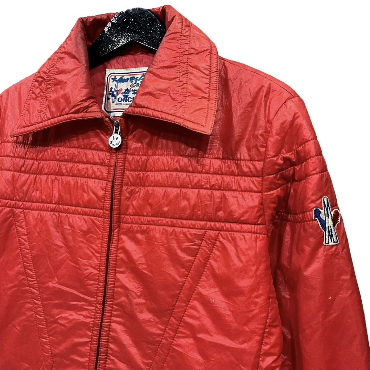 Moncler × Vintage Vintage Moncler Ski Wear Small Logo Jacket Hidden Hoodie Size US M / EU 48-50 / 2 - 5 Thumbnail