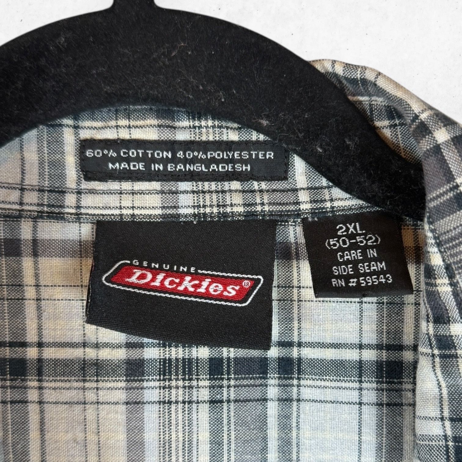 Dickies Dickies Mens Shirt Size XXL 50 - 52 Multicolor Plaid Button Size US XXL / EU 58 / 5 - 3 Thumbnail