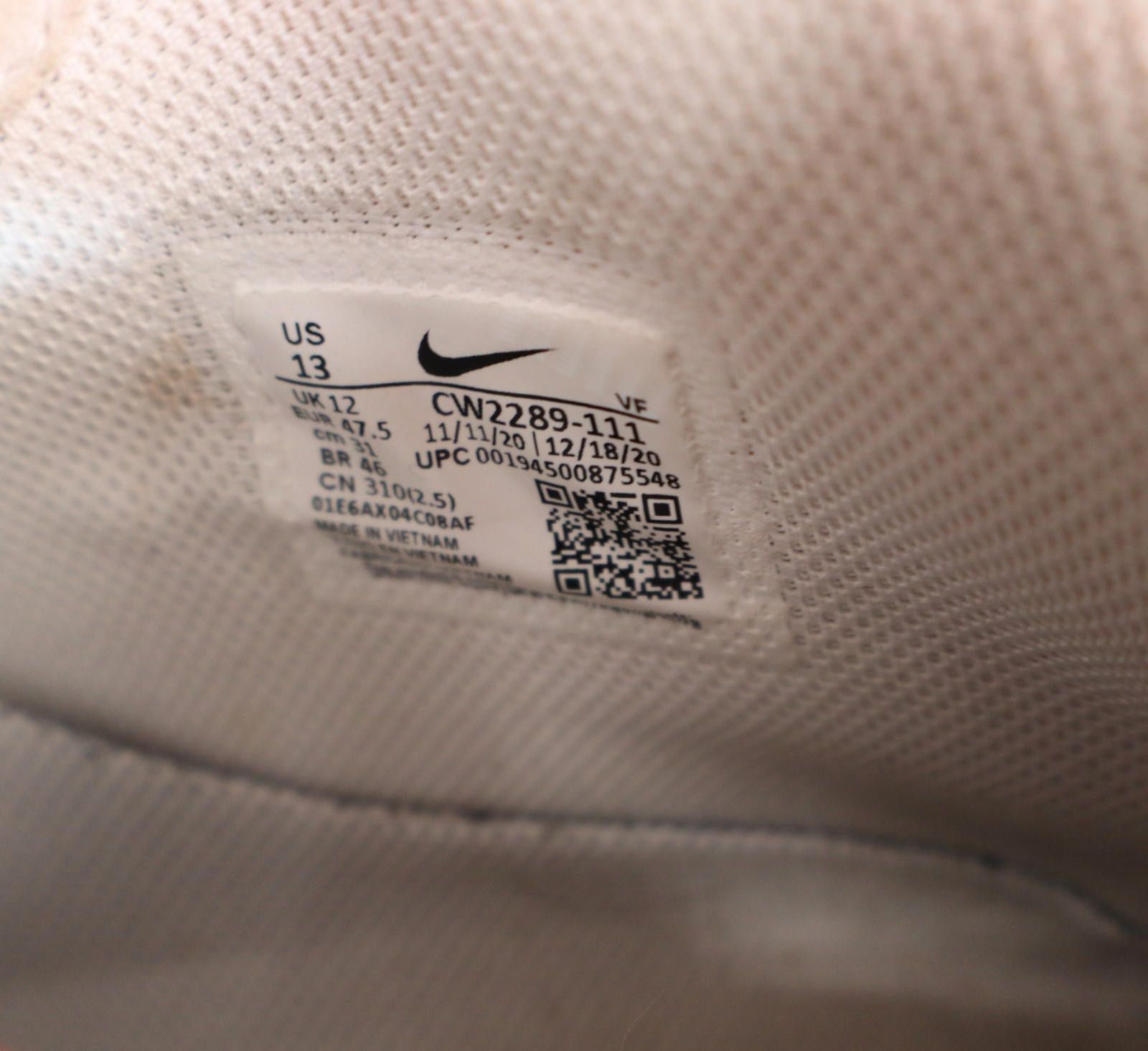 Nike Nike Air Force 1 Men's Size 13 Athletic Hi Top Shoe White Size US 13 / EU 46 - 11 Thumbnail