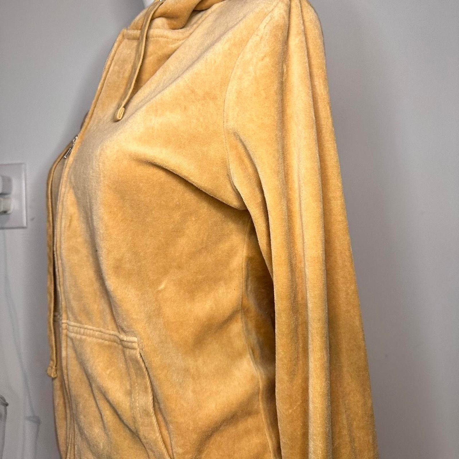 & Other Stories Velor Jacket Size Medium Y2k Size XS / US 0-2 / IT 36-38 - 3 Thumbnail
