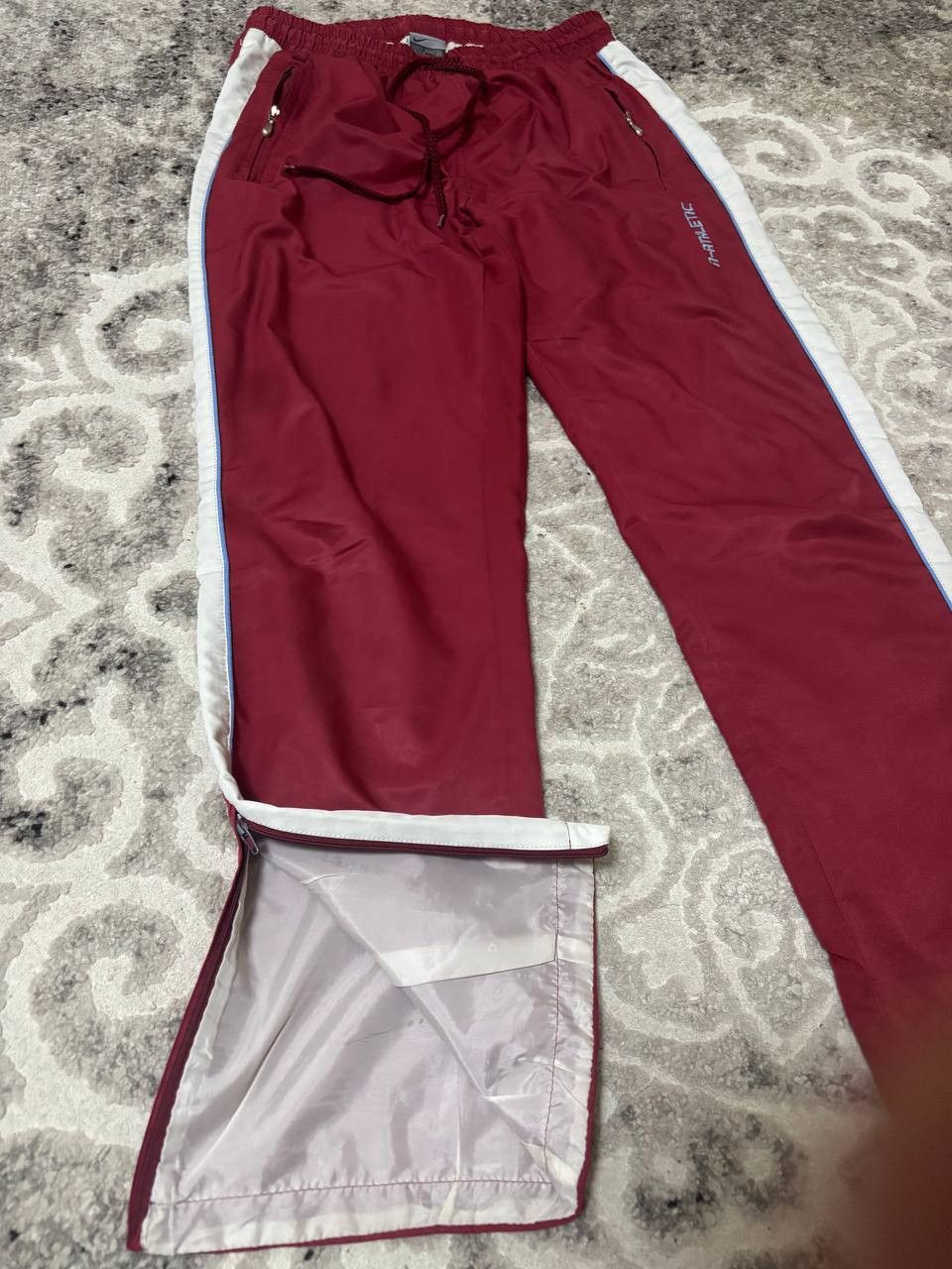 Nike VINTAGE CLASSIC NIKE R-ATHLETIC TRACK PANTS 90s Y2K Size US 30 / EU 46 - 8 Thumbnail