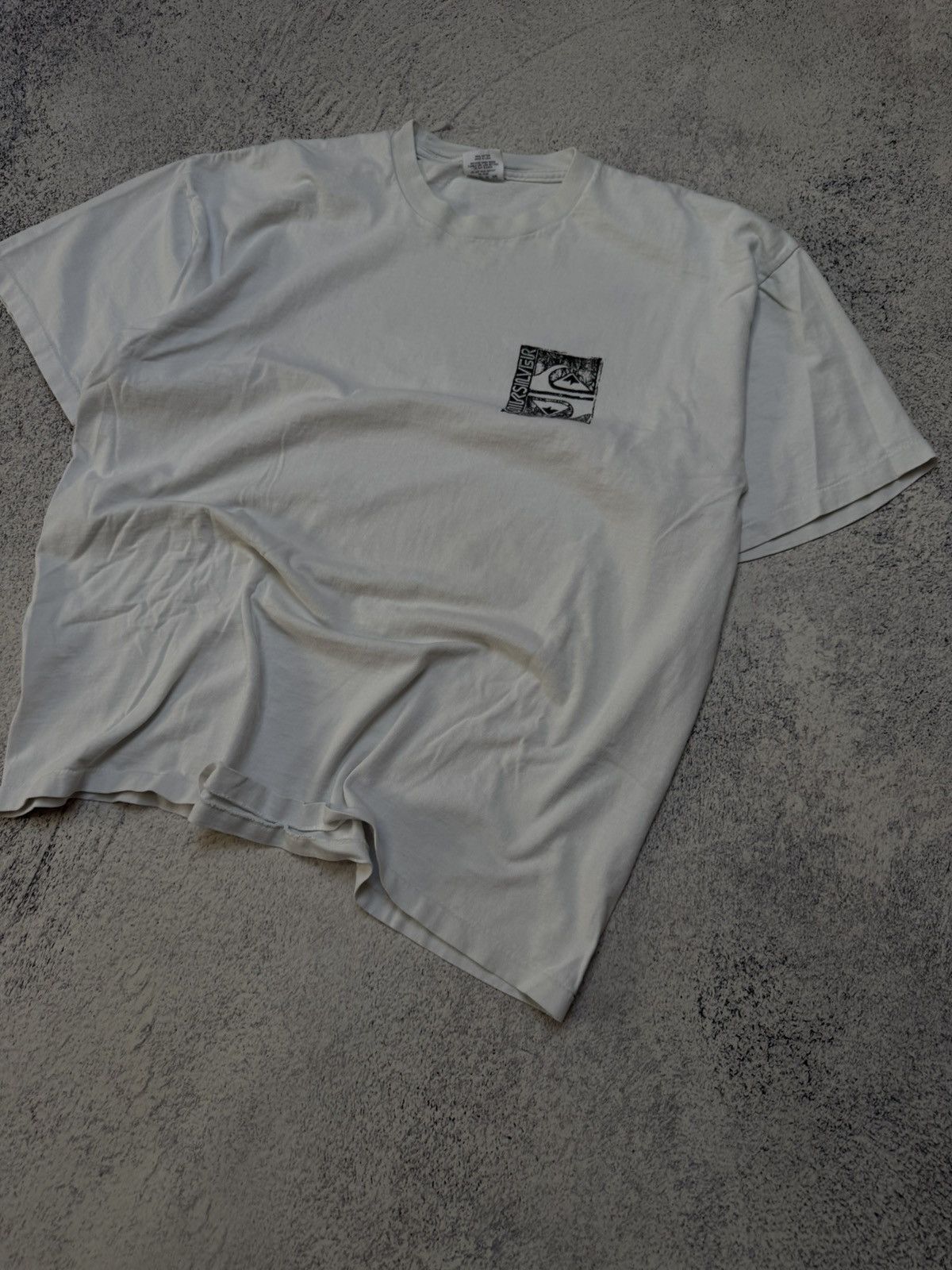 Quiksilver Vintage 90s Stussy Style Big Logo T-Shirt Made in Usa Size US XL / EU 56 / 4 - 3 Thumbnail