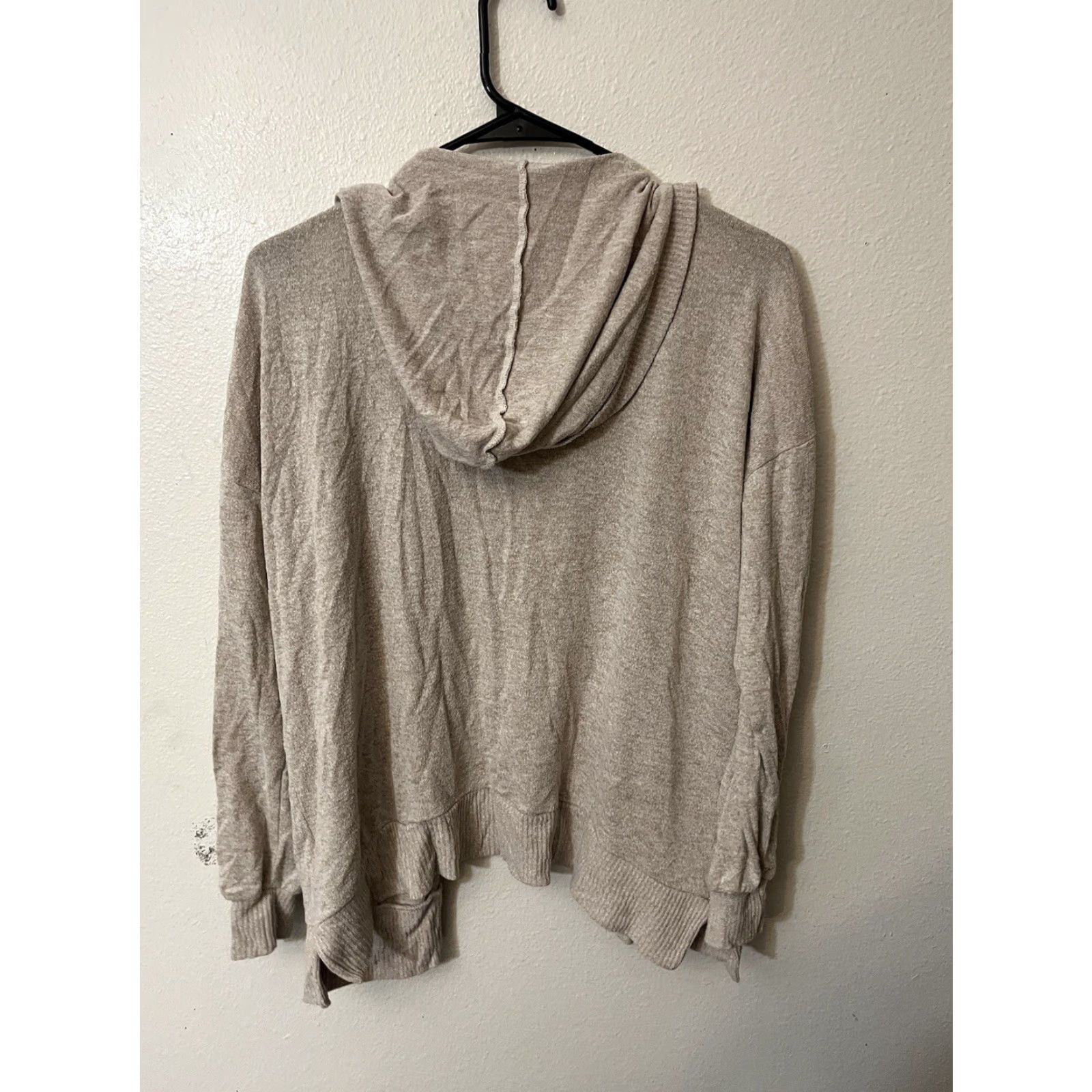 American Eagle Outfitters VINTAGE American Eagle Outfitters Soft & Sexy Plush Hooded Cardigan - Brown - XS - Women Size XS / US 0-2 / IT 36-38 - 2 Thumbnail