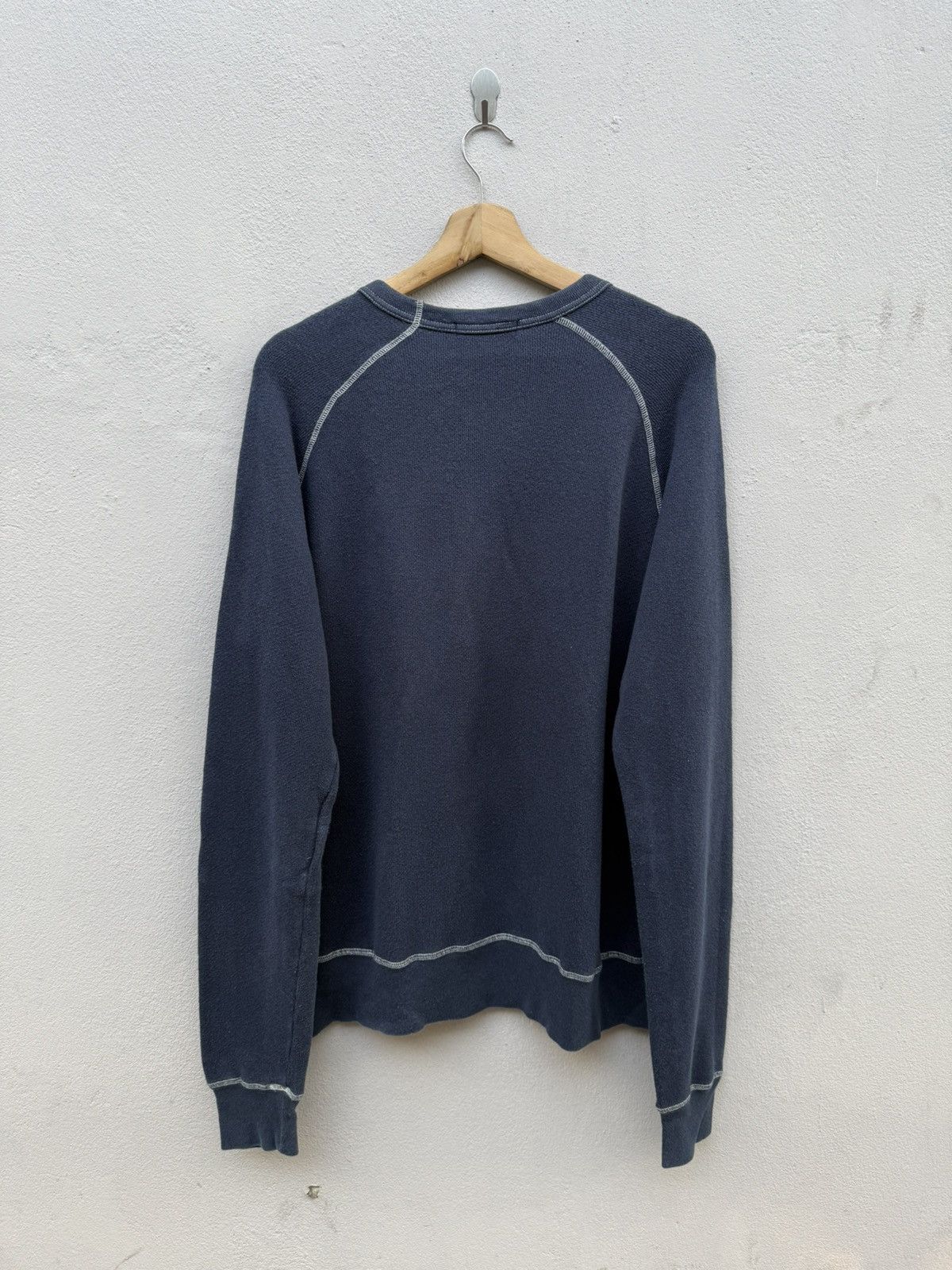 Hysteric Glamour HG Sexy/Nudes Lady Indigo Blue Contra Stitch "L" Sweatshirt Size US L / EU 52-54 / 3 - 9 Thumbnail