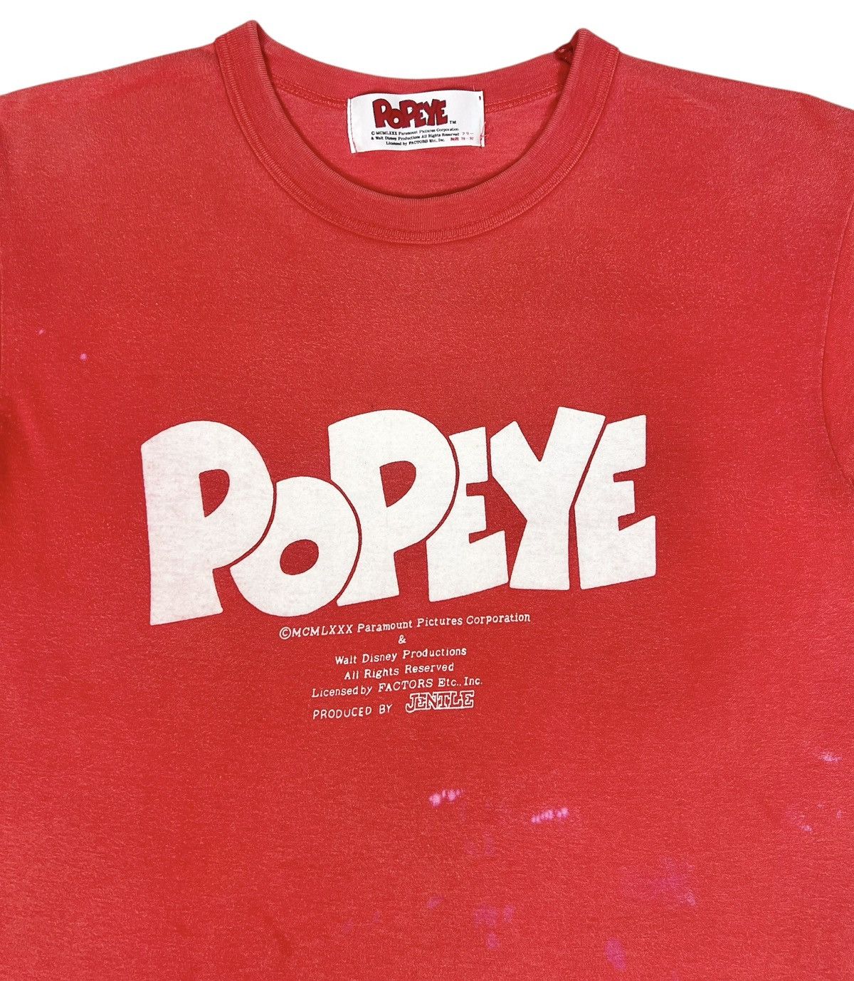 Anime × Cartoon Network × Vintage 80s Vintage POPEYE Tee Size US M / EU 48-50 / 2 - 2 Thumbnail