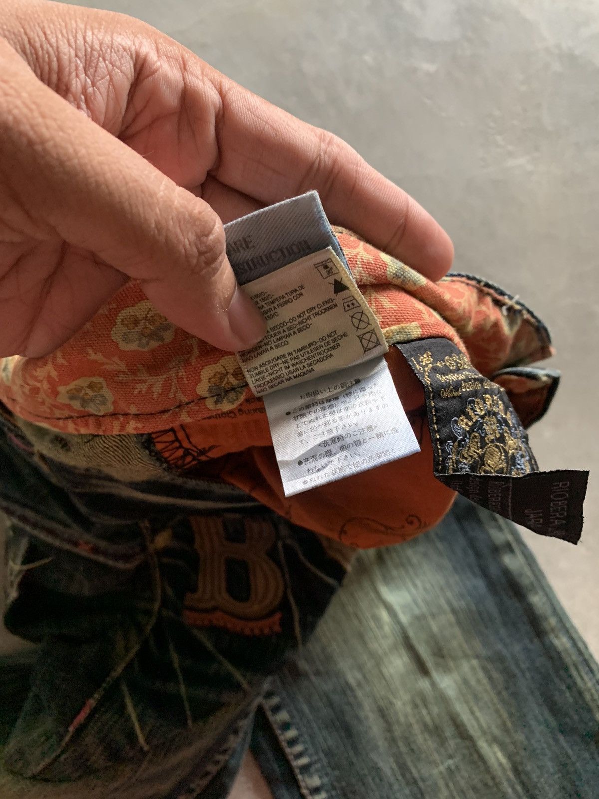 If Six Was Nine y2k rusty flare riobera jeans spellout embroidery hi-rise Size US 30 / EU 46 - 13 Thumbnail