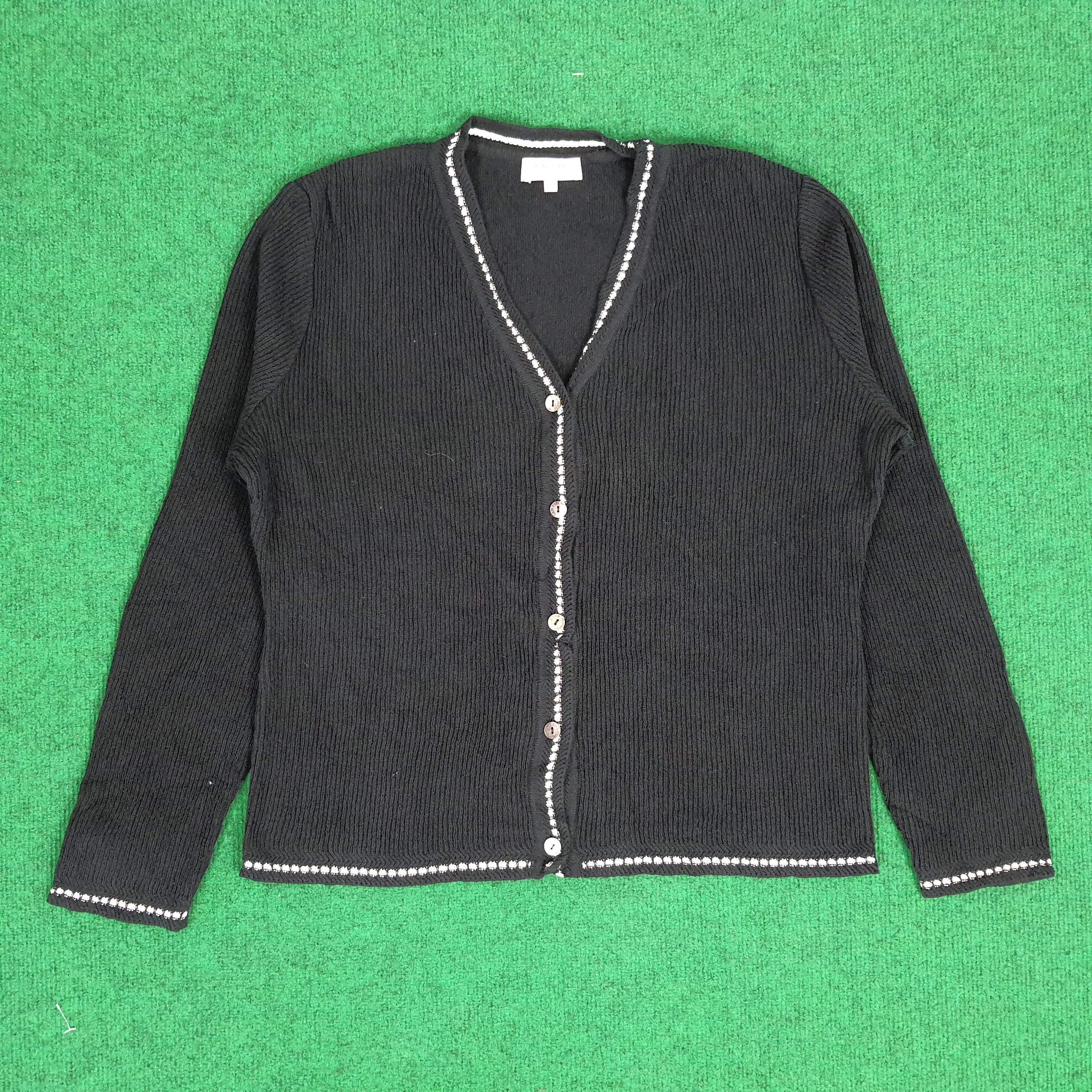 Vintage LANVIN Italian Brand Long Sleeve Fleece Sweaters