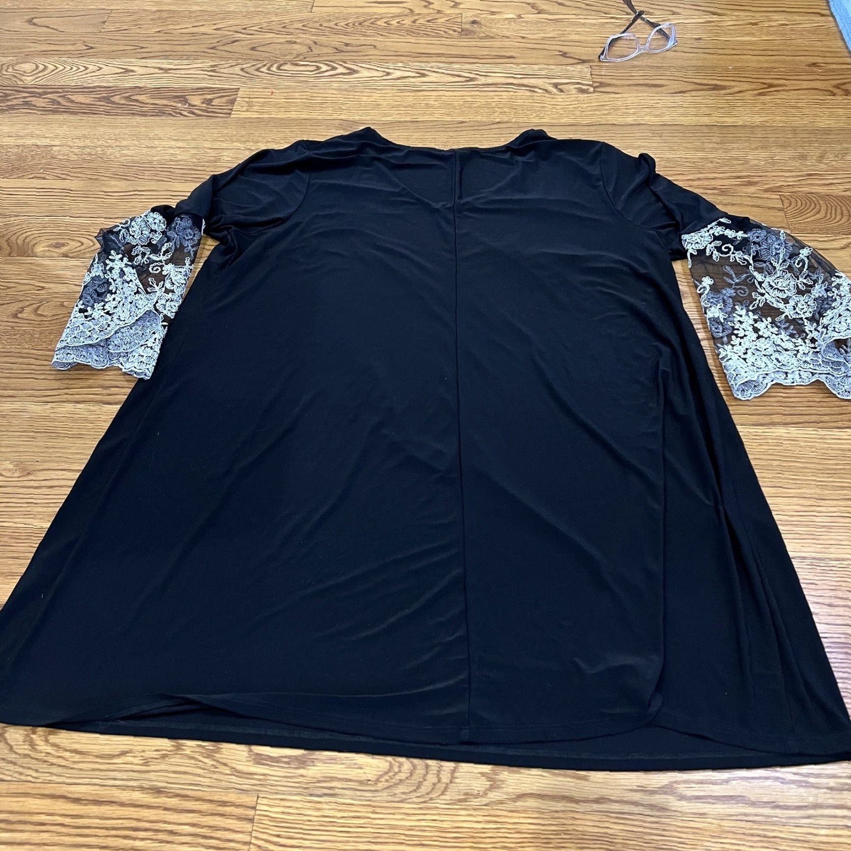 Vintage Roz Ali 3x Black Dress Size XXL / US 16-18 / IT 52-54 - 8 Thumbnail