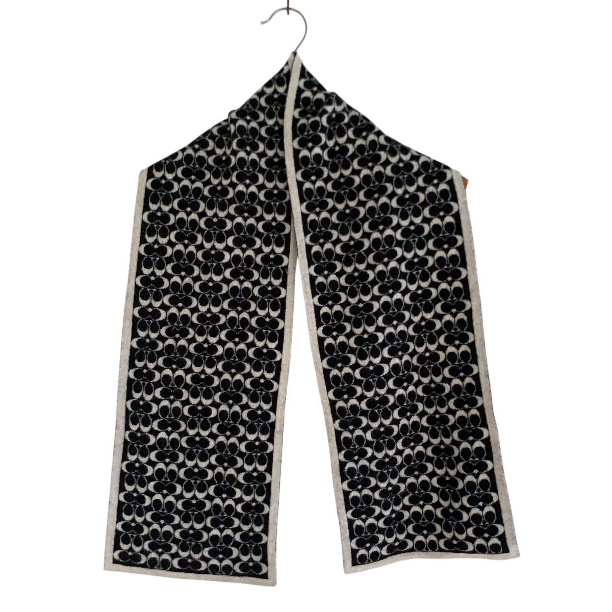 Coach Coach Monogram Merino Wool Scarf Size ONE SIZE - 1 Thumbnail