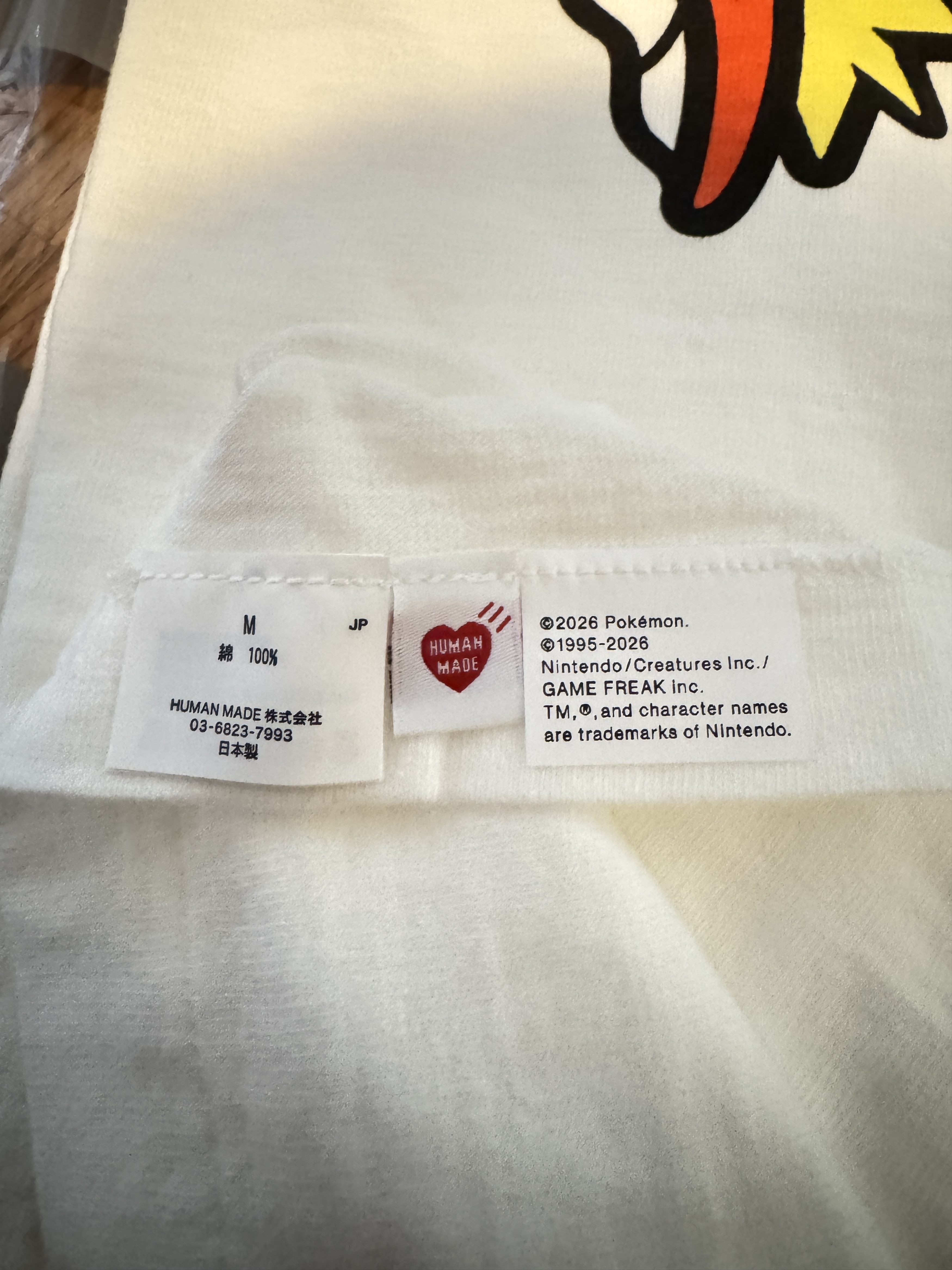Human Made Human Made POKEMON MADE GRAPHIC T-SHIRT size M White Size US M / EU 48-50 / 2 - 6 Thumbnail