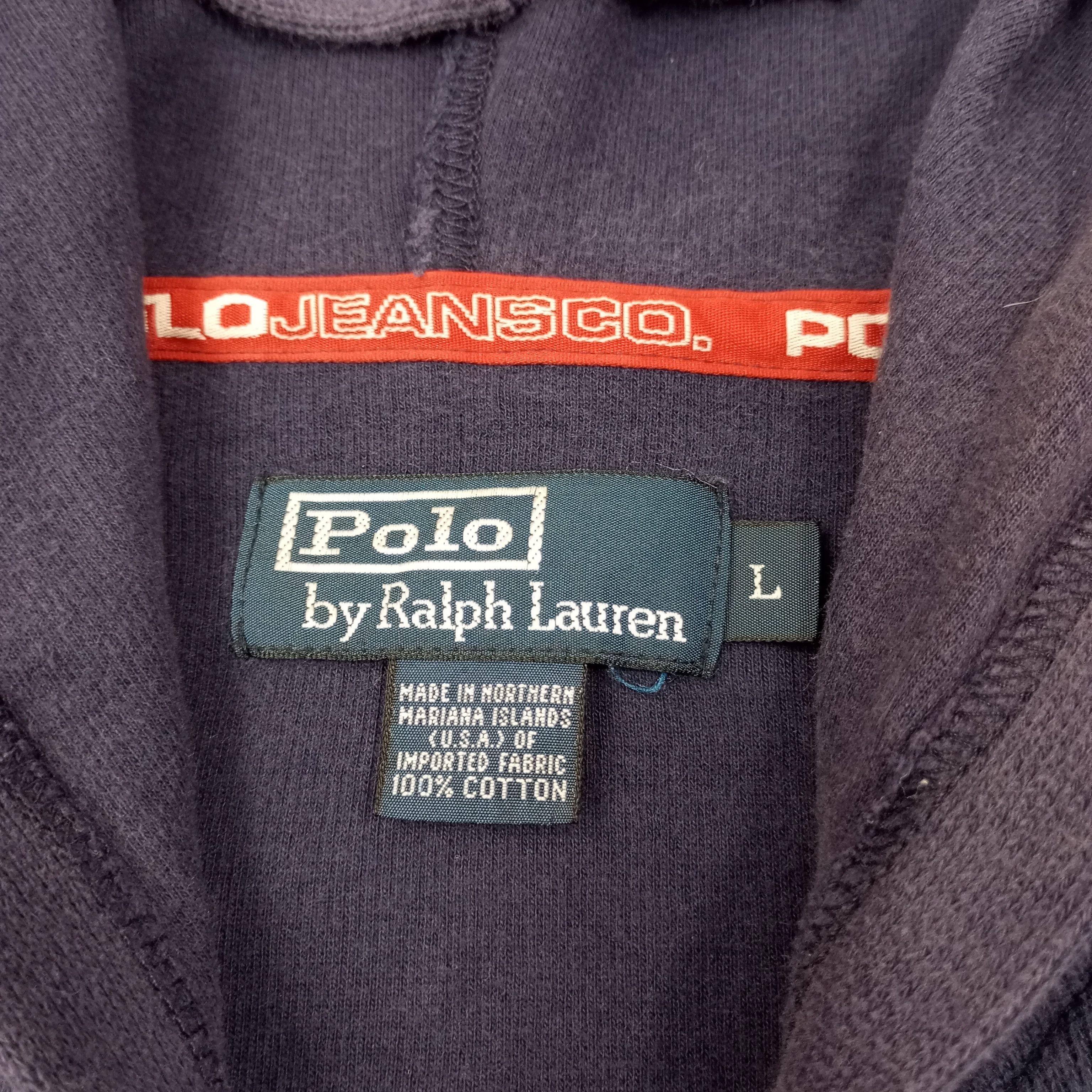 Polo Ralph Lauren Polo by Ralph Lauren Fashion Brand Zipper Hoodies c253n18 Size US L / EU 52-54 / 3 - 3 Thumbnail