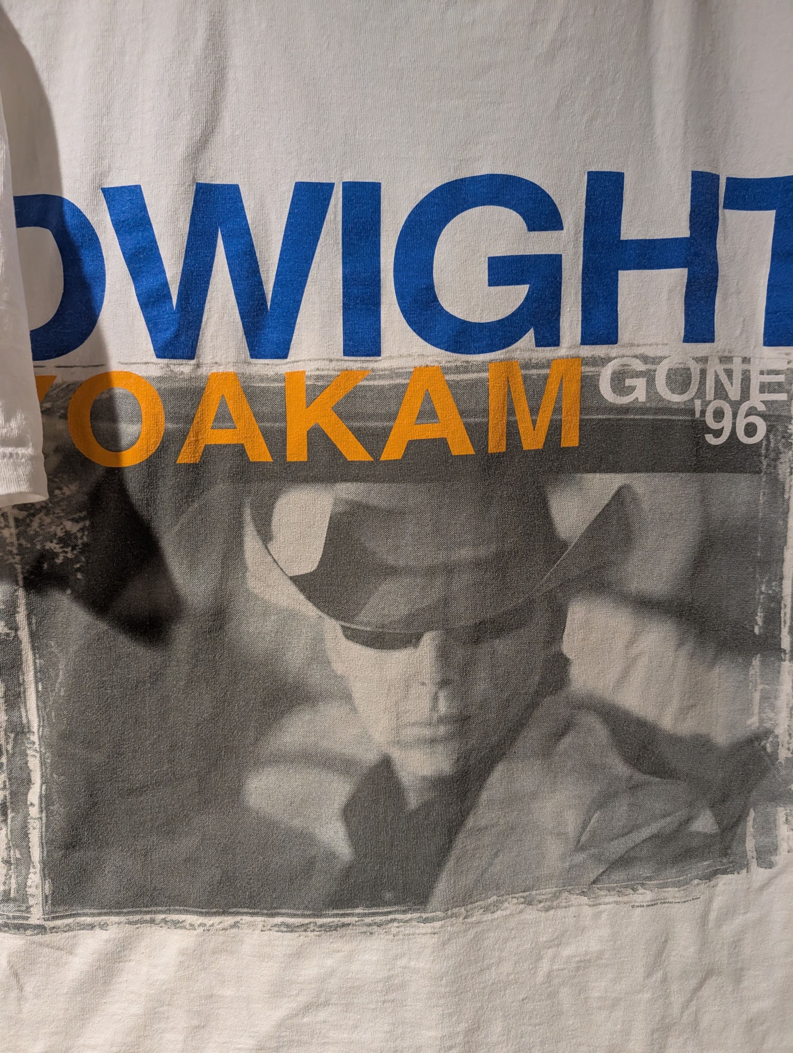 Band Tees Vintage 1996 Dwight Yoakam Gone Tour T-Shirt XL Nice Man Size US XL / EU 56 / 4 - 2 Thumbnail