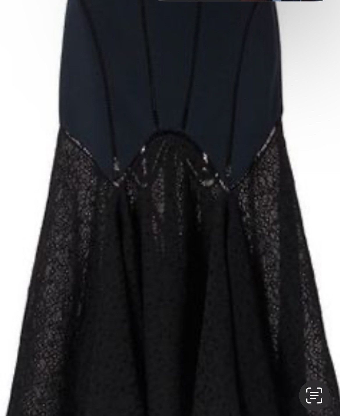 Jonathan Simkhai JONATHAN SIMKHAI BLUE/ BLACK EYELETMIDI DRESS SIZE:O $1290 Size XS / US 0-2 / IT 36-38 - 6 Thumbnail