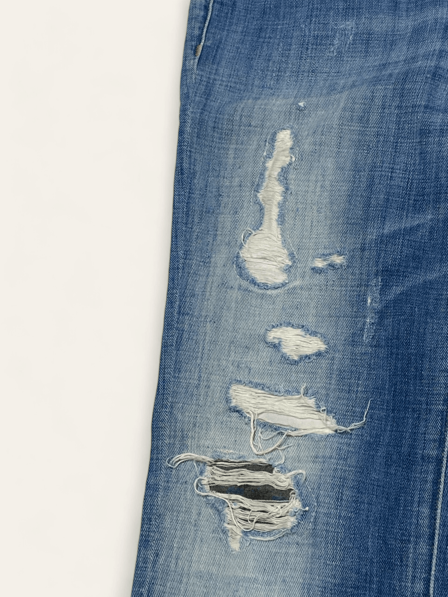 Jean Vintage REPLAY Jeans Y2k Avant Garde Bootcut Baggy Size 32" / US 10 / IT 46 - 5 Thumbnail